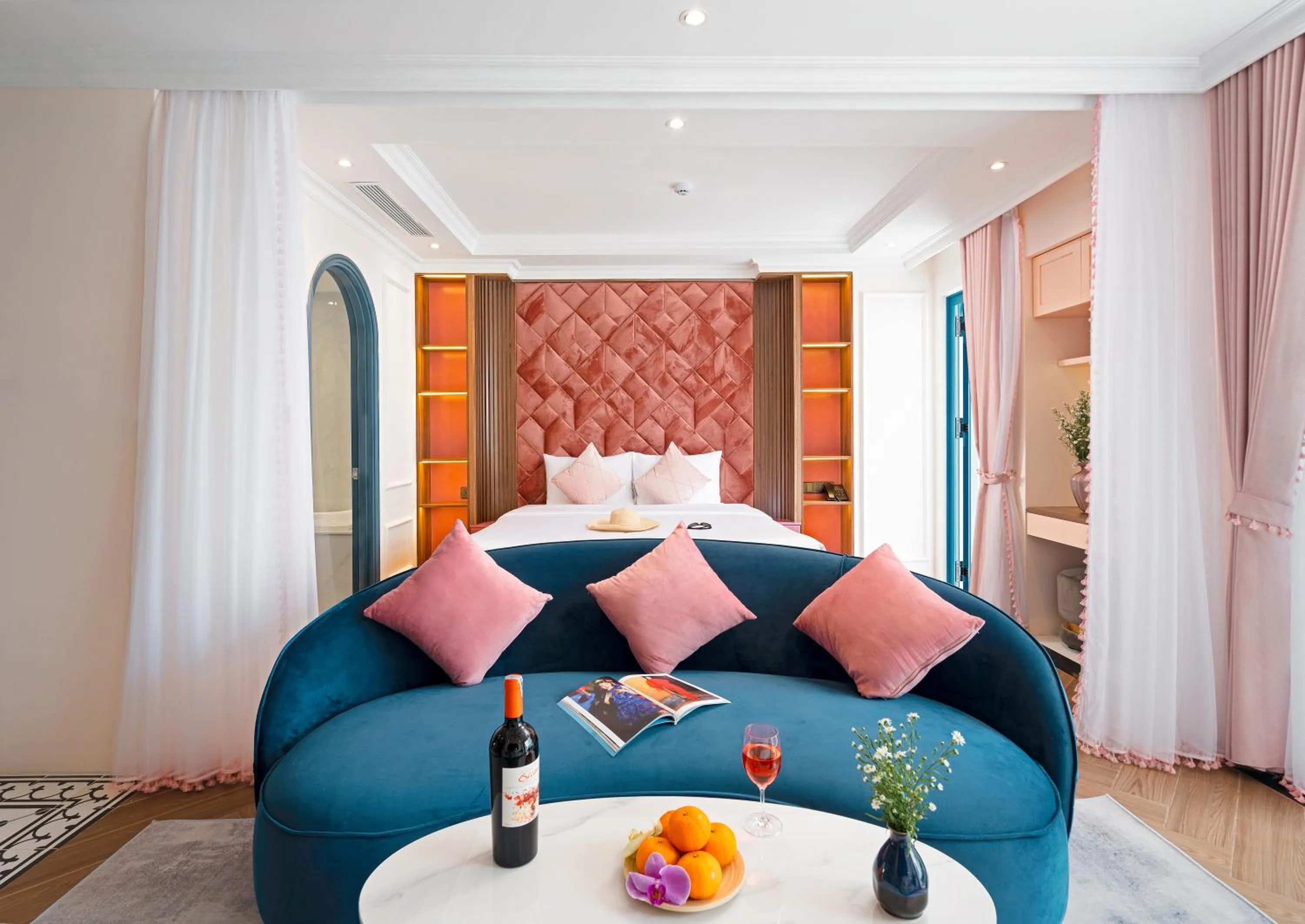 Bed in Pavillon Boutique Hotel & Apartment Nha Trang