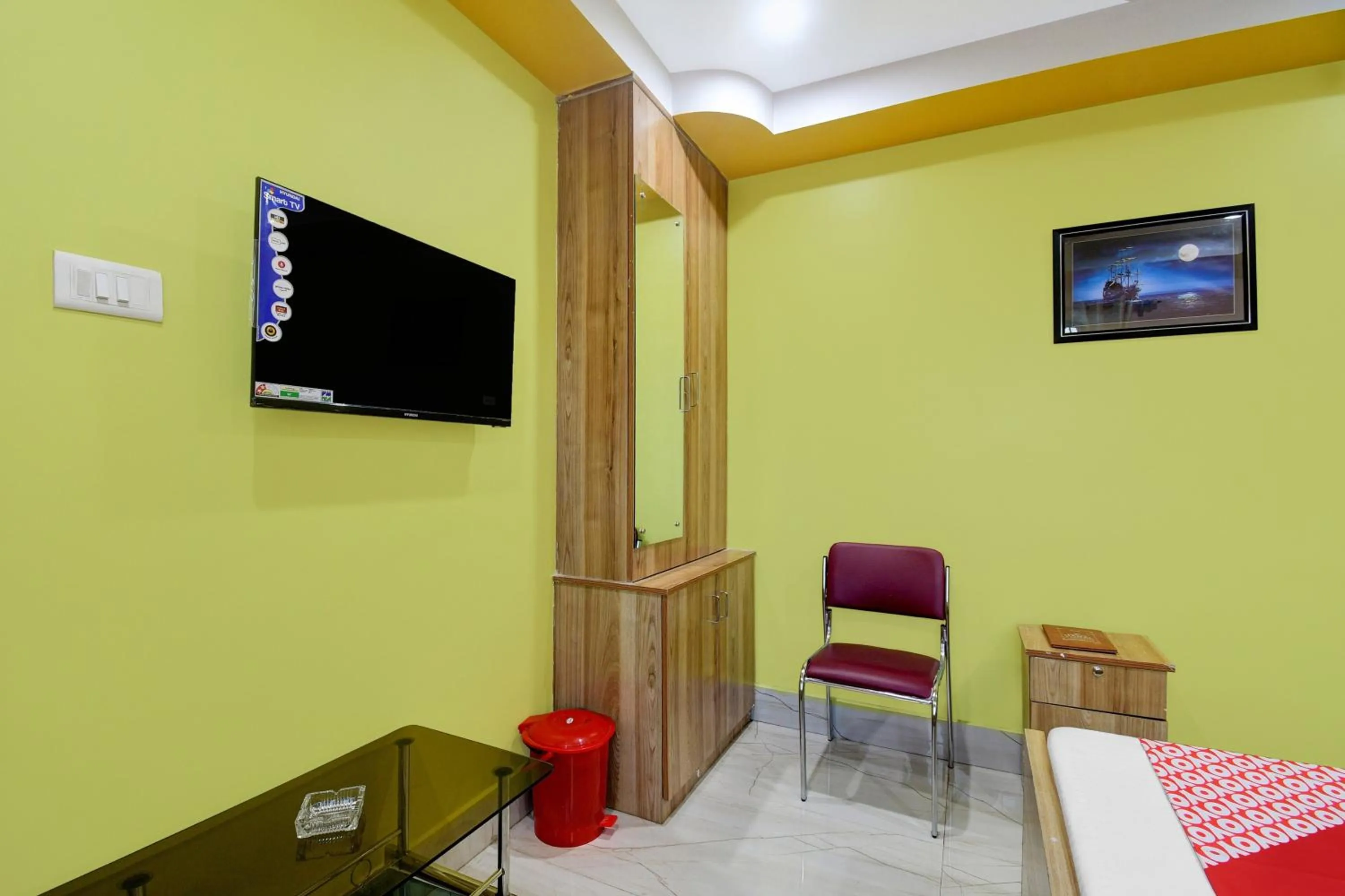 Bedroom in Super Hotel O Mahal And Restaurant Kanchrapara