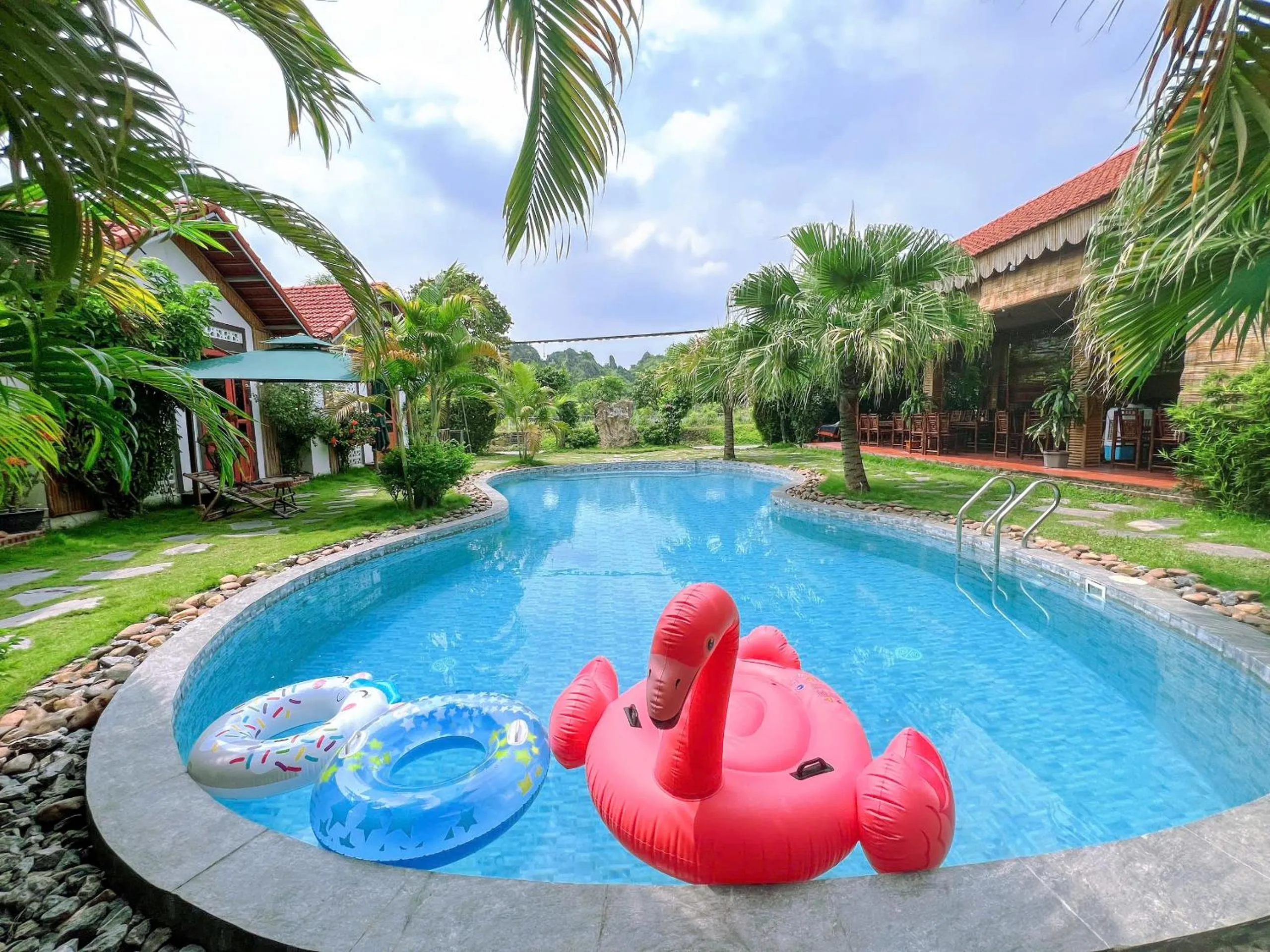 Pool view in Lagom Ninh Bình Homestay