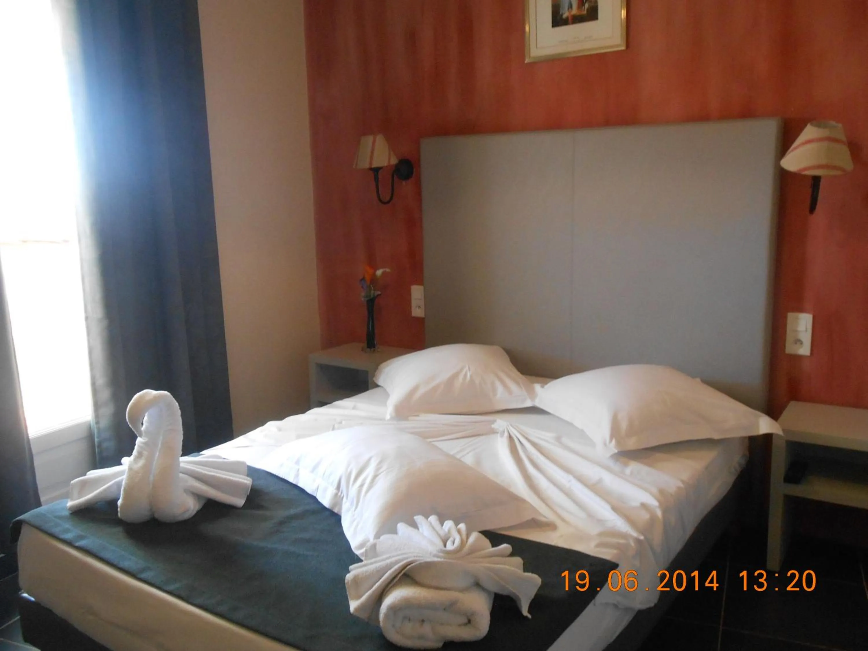 Bed in HOTEL RESTAURANT CORTIE