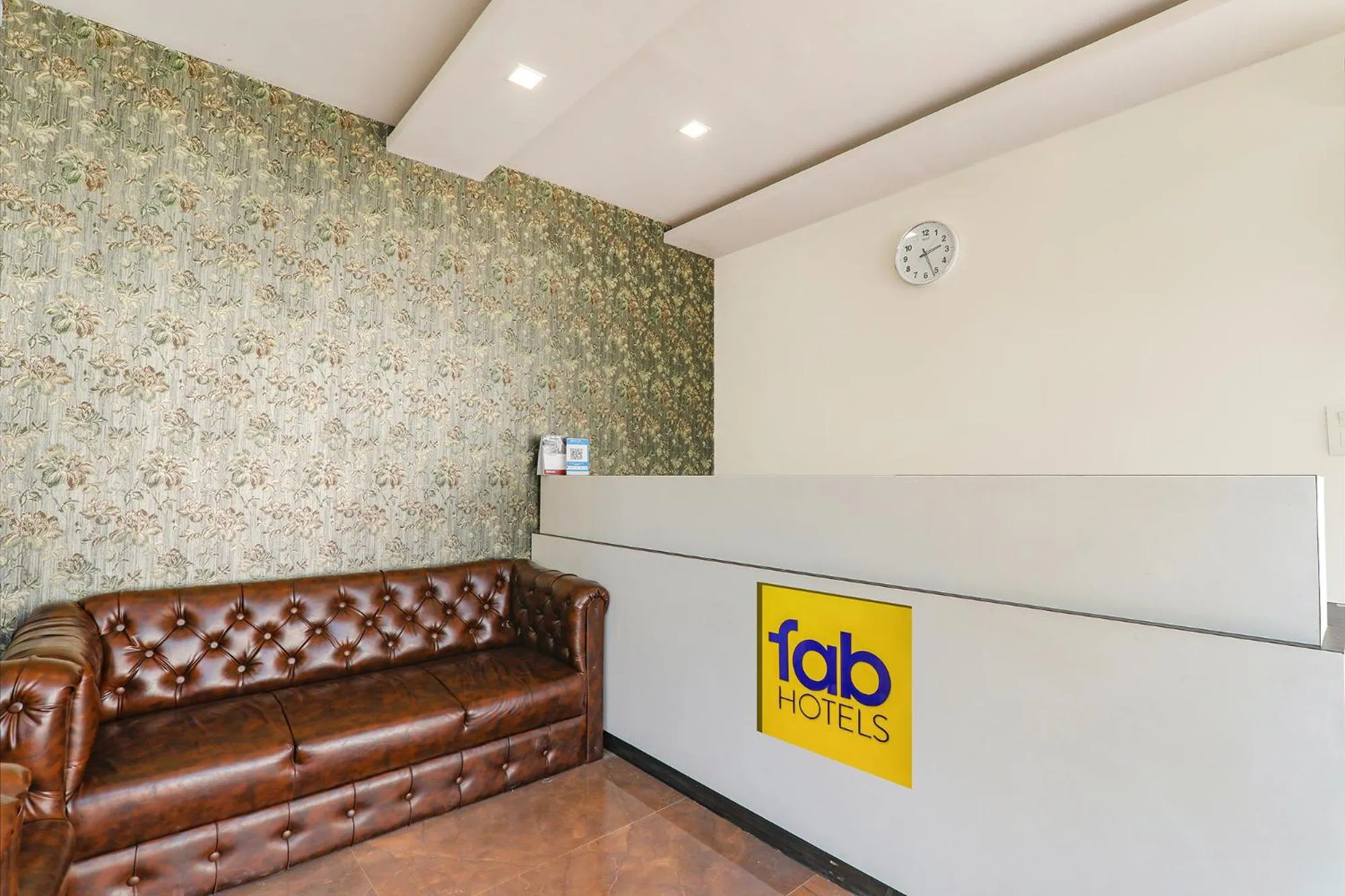 Lobby or reception in FabHotel The Comfort