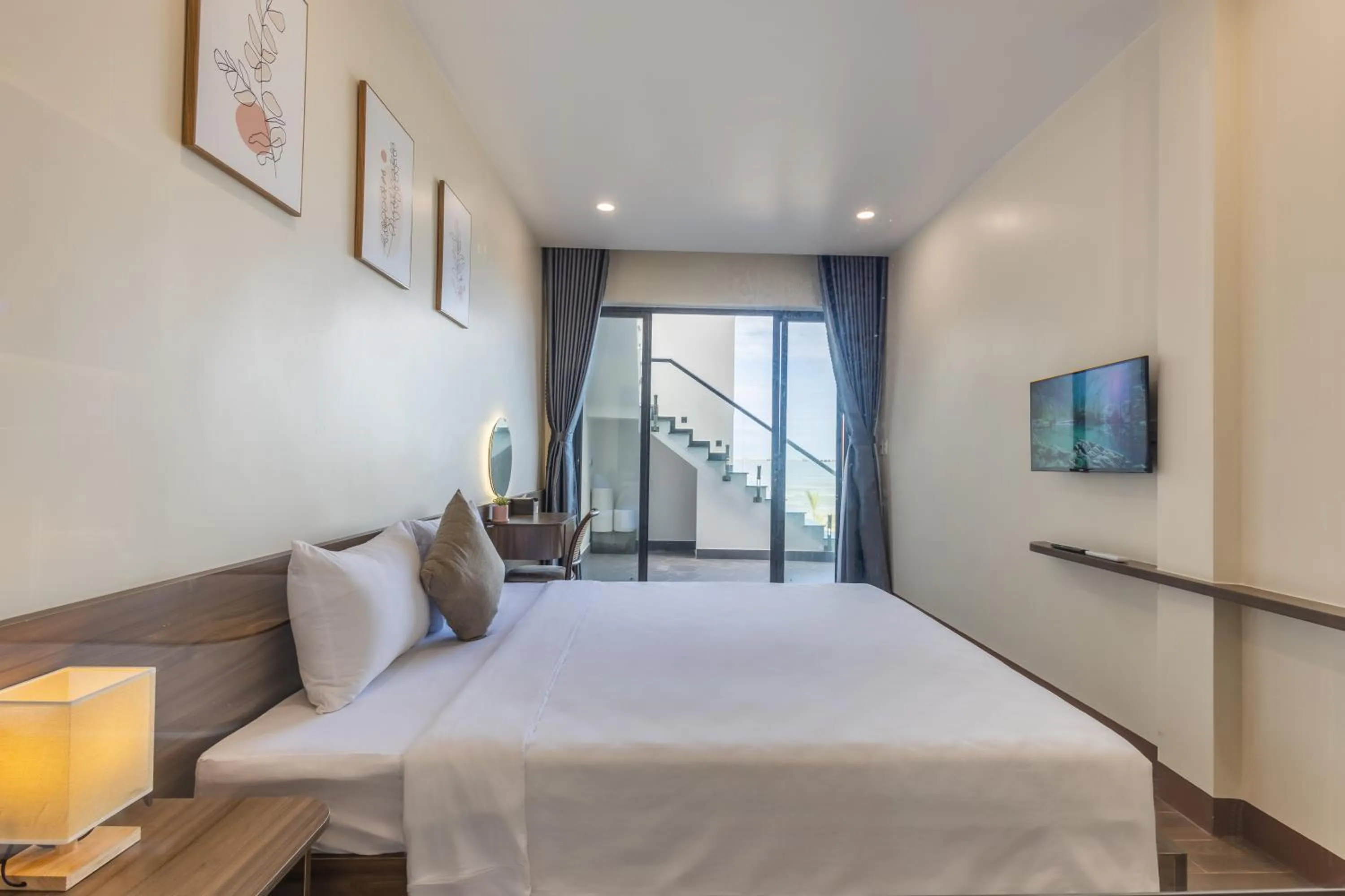 Bed in Wave Sound Beach House Phu Quoc