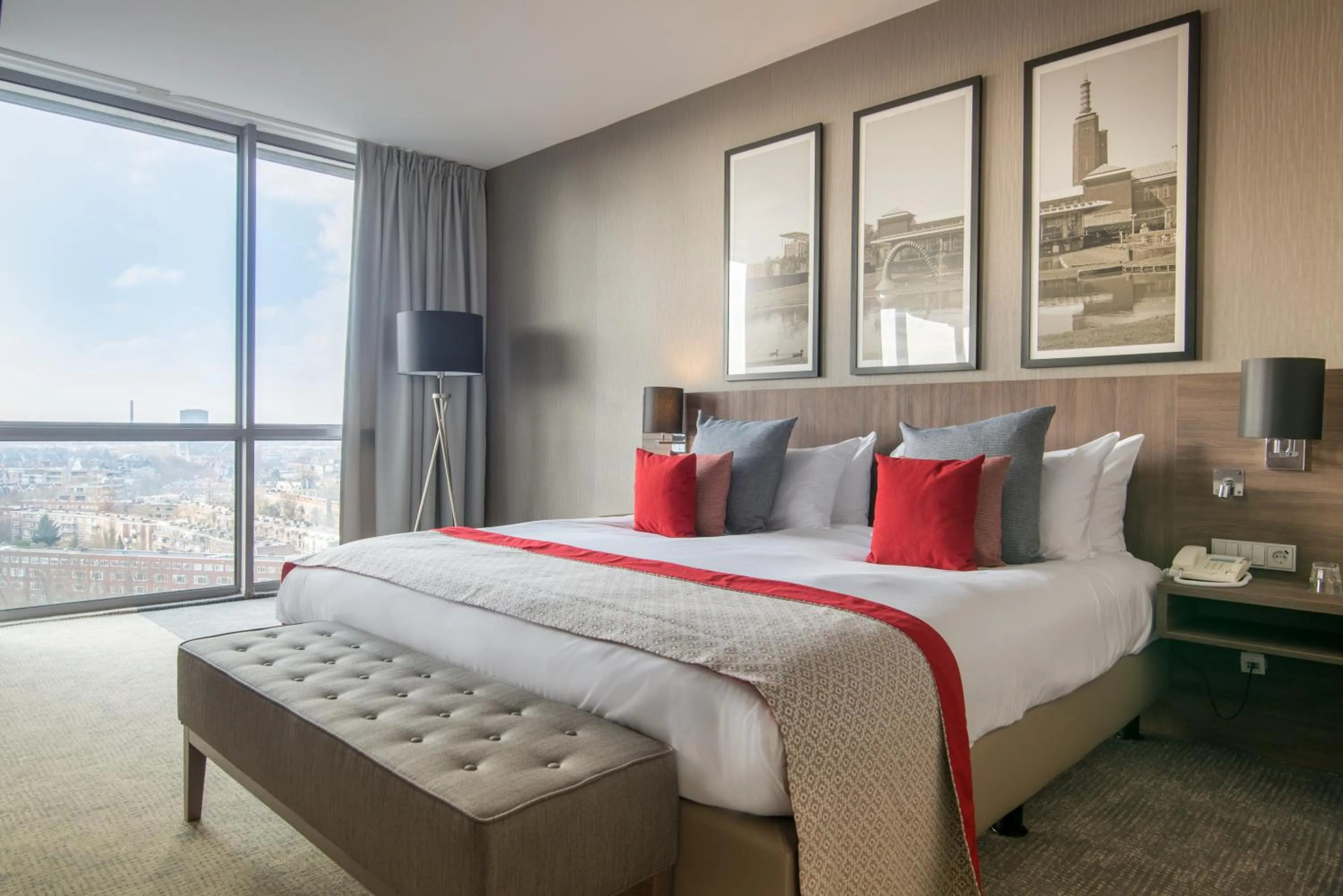 Decorative detail, Bed in Bilderberg Parkhotel Rotterdam