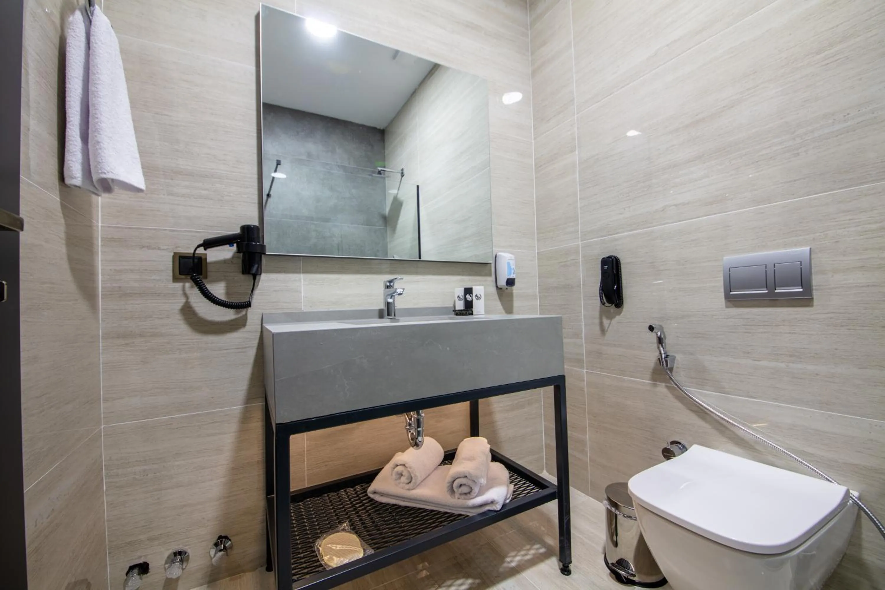 Shower in V Center Hotel