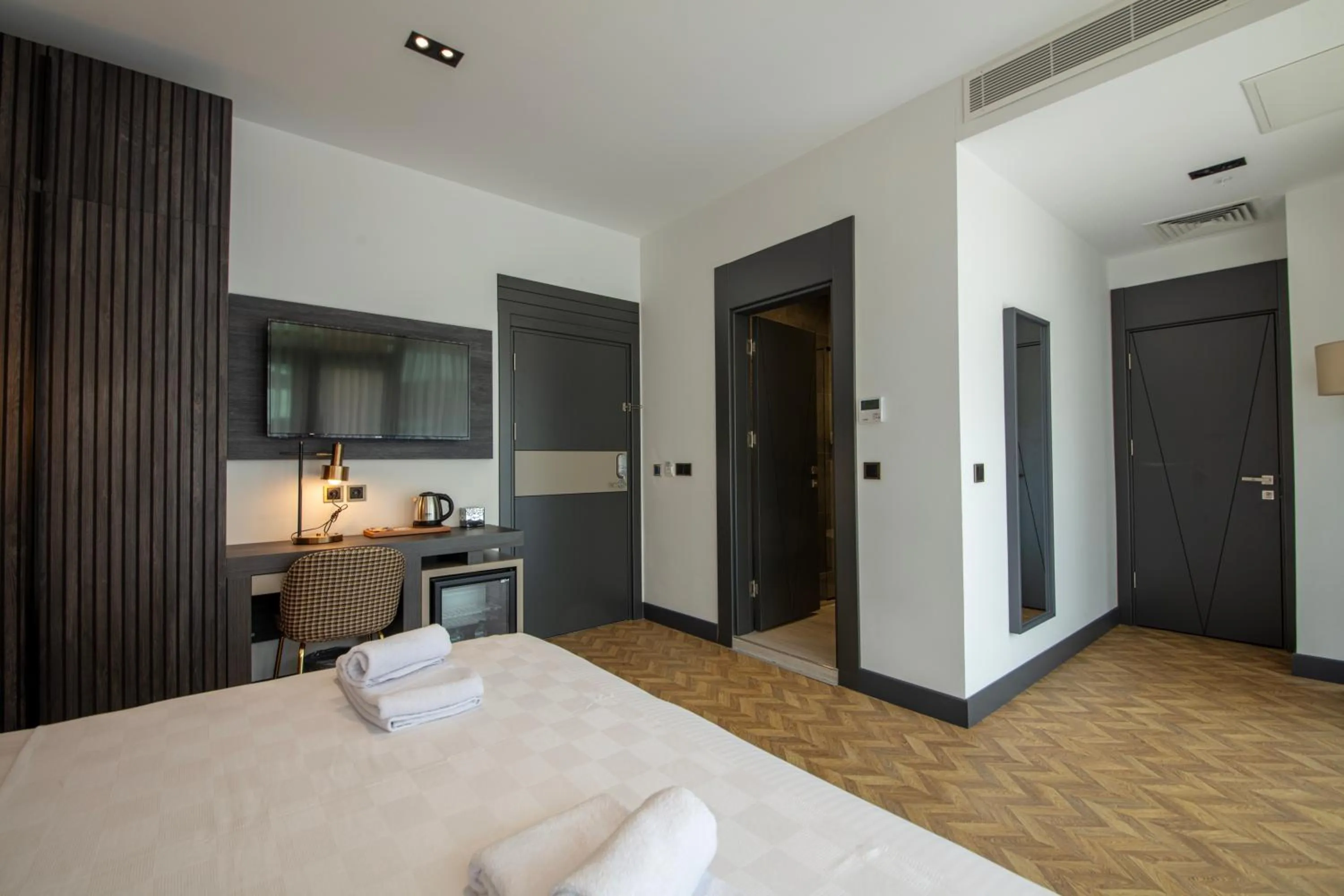 Bed in V Center Hotel