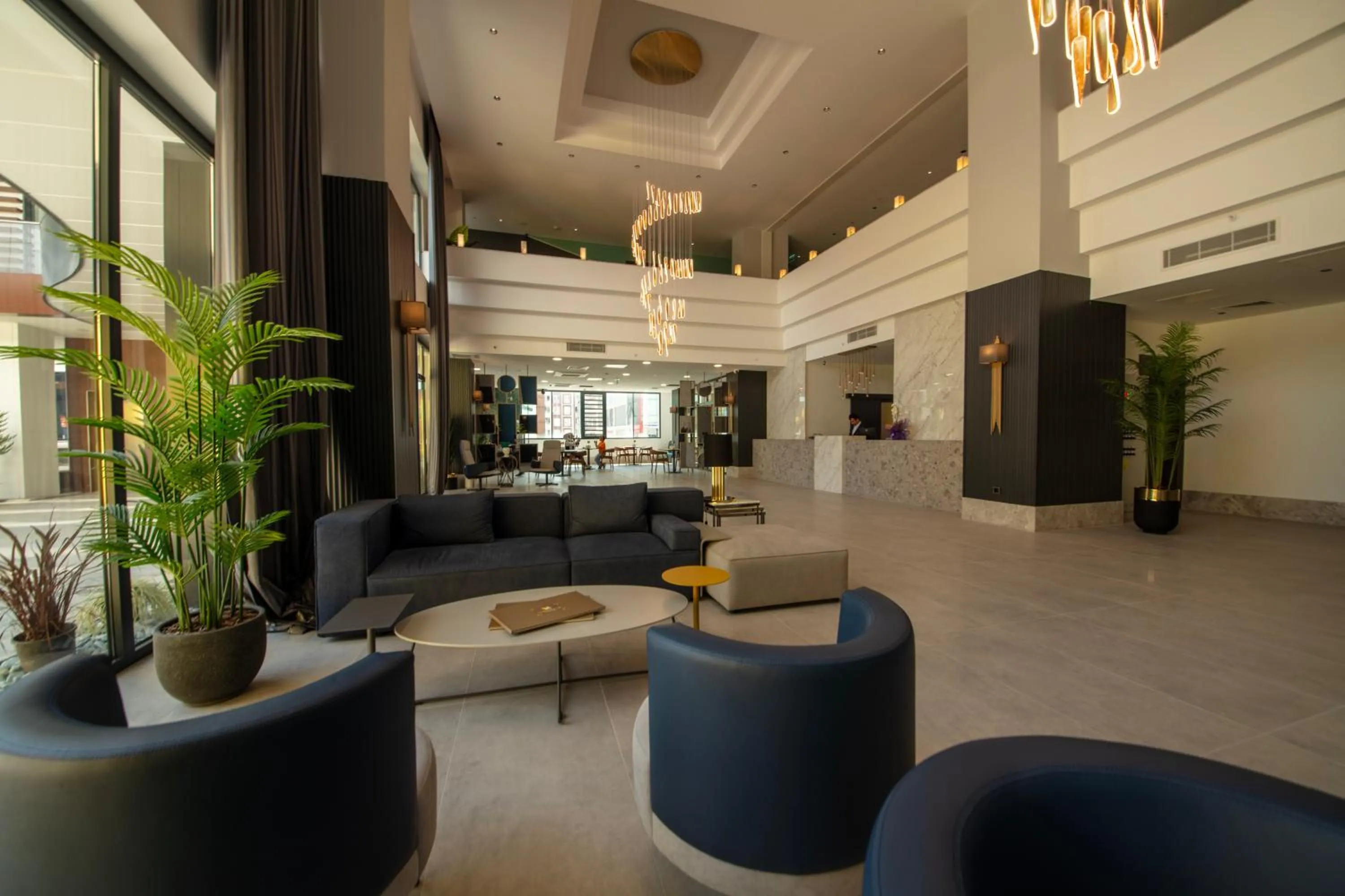 Lobby or reception in V Center Hotel