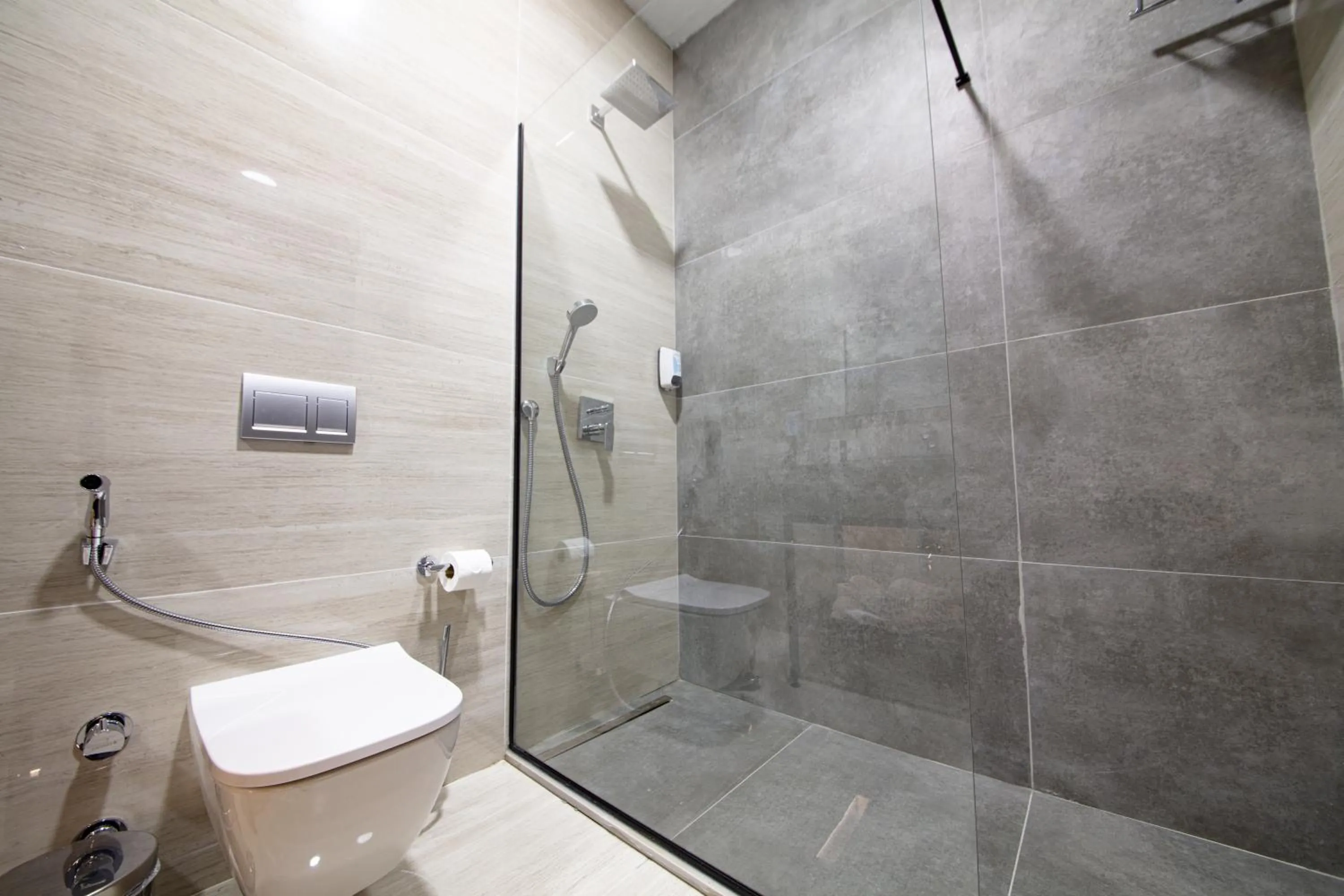 Shower in V Center Hotel