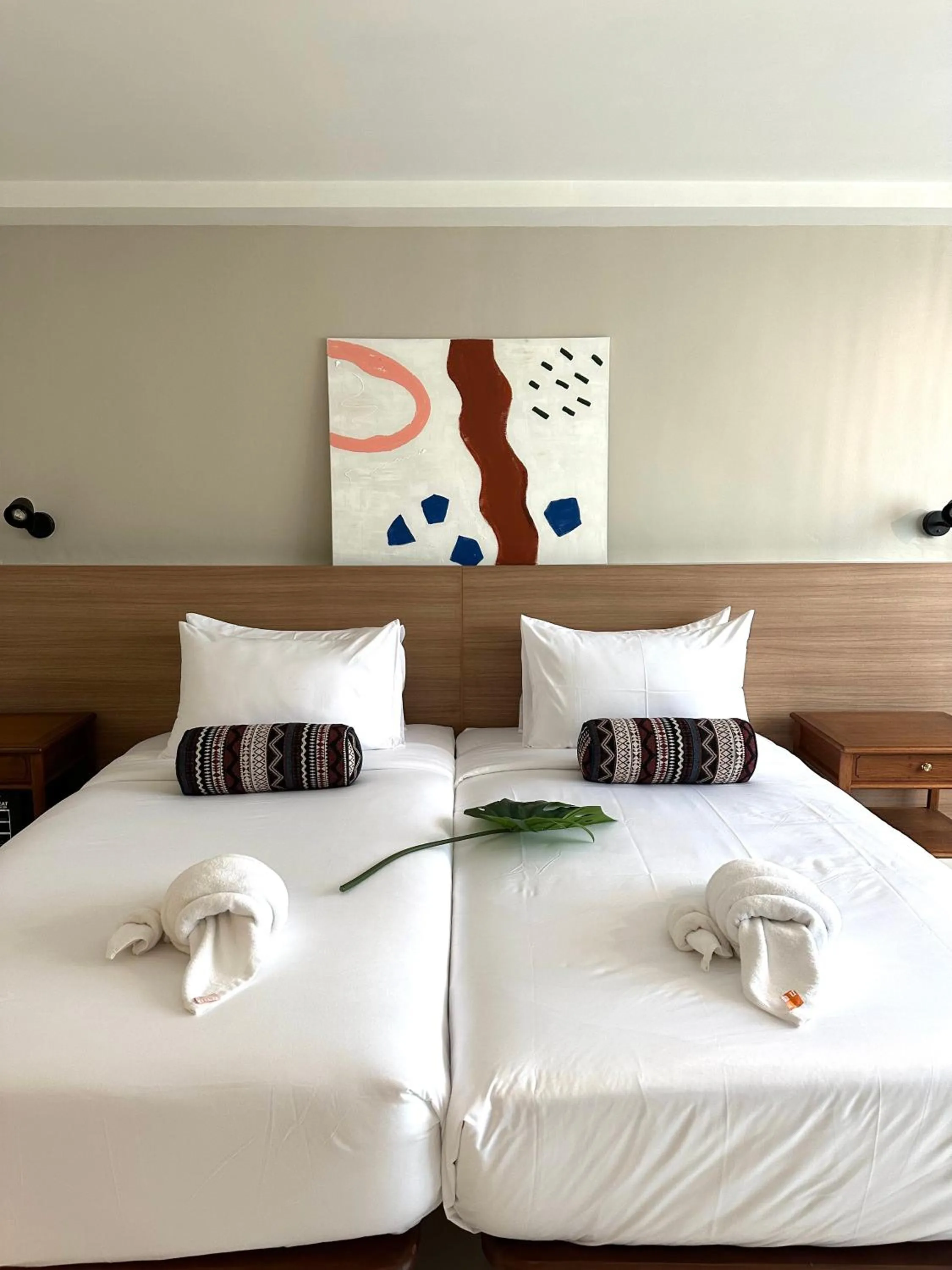 Bed in HOTEL NUU CHIANG MAI