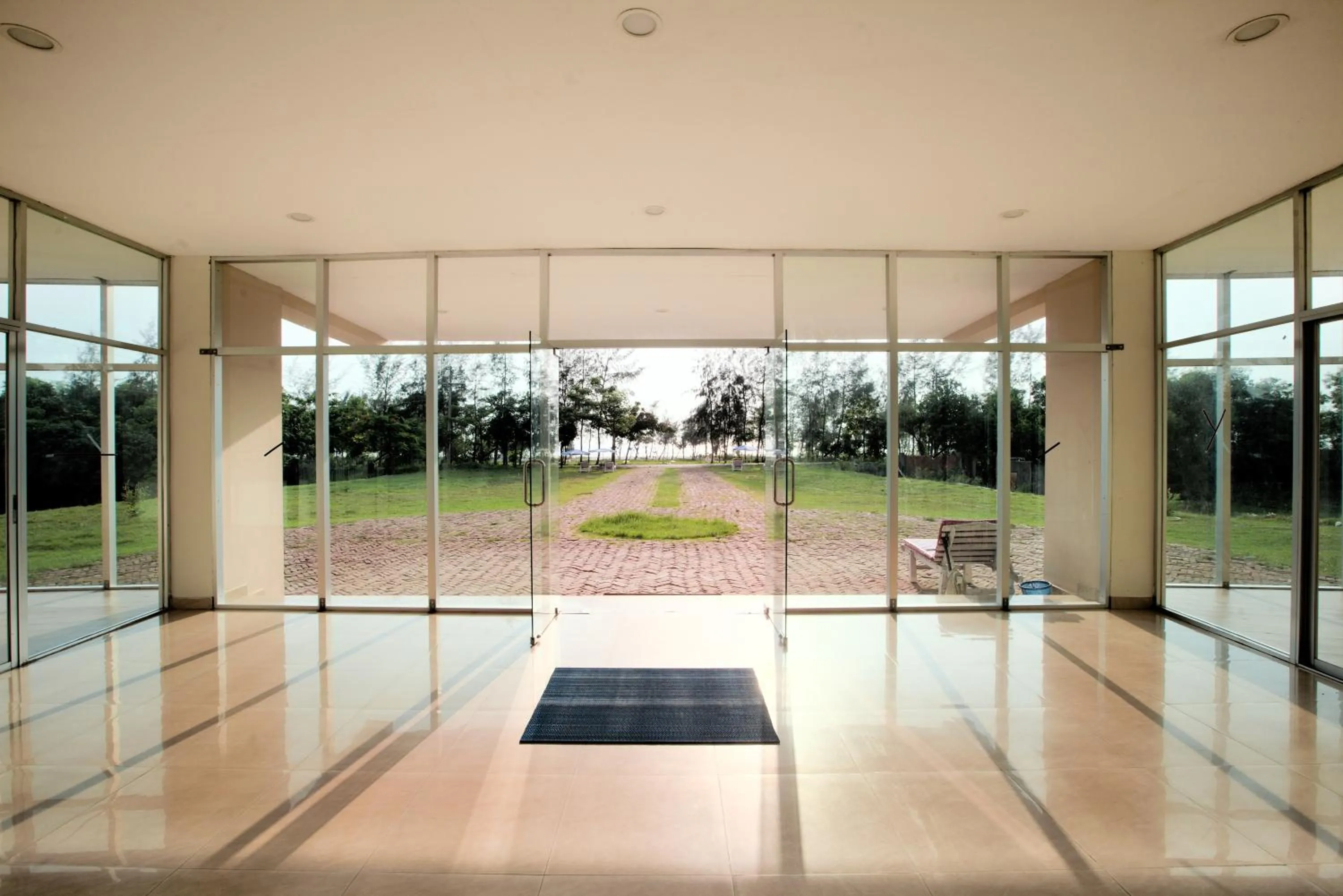 Garden view in Hotel Orchid Blue