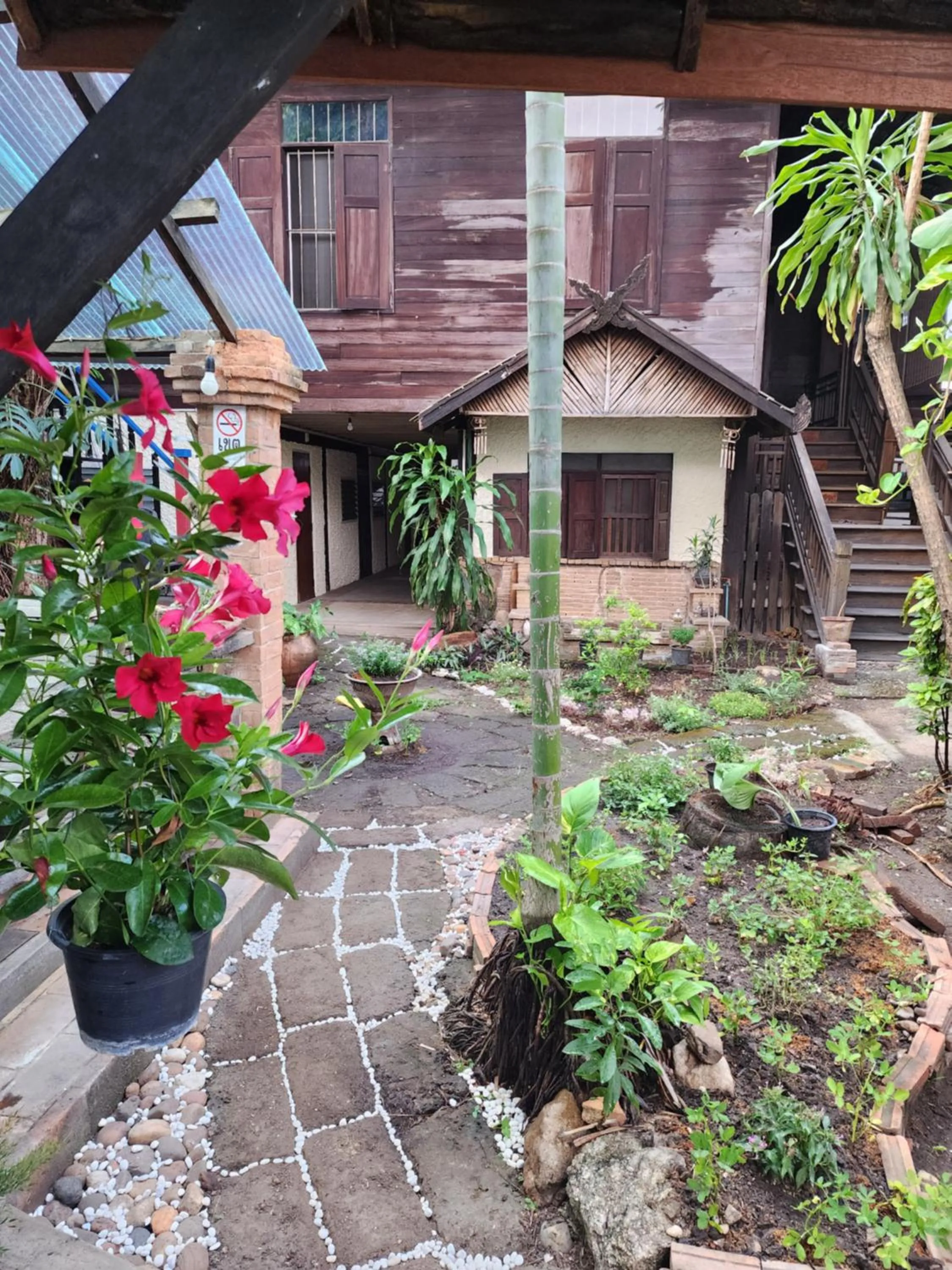 Inner courtyard view in Cozy Nest CNX