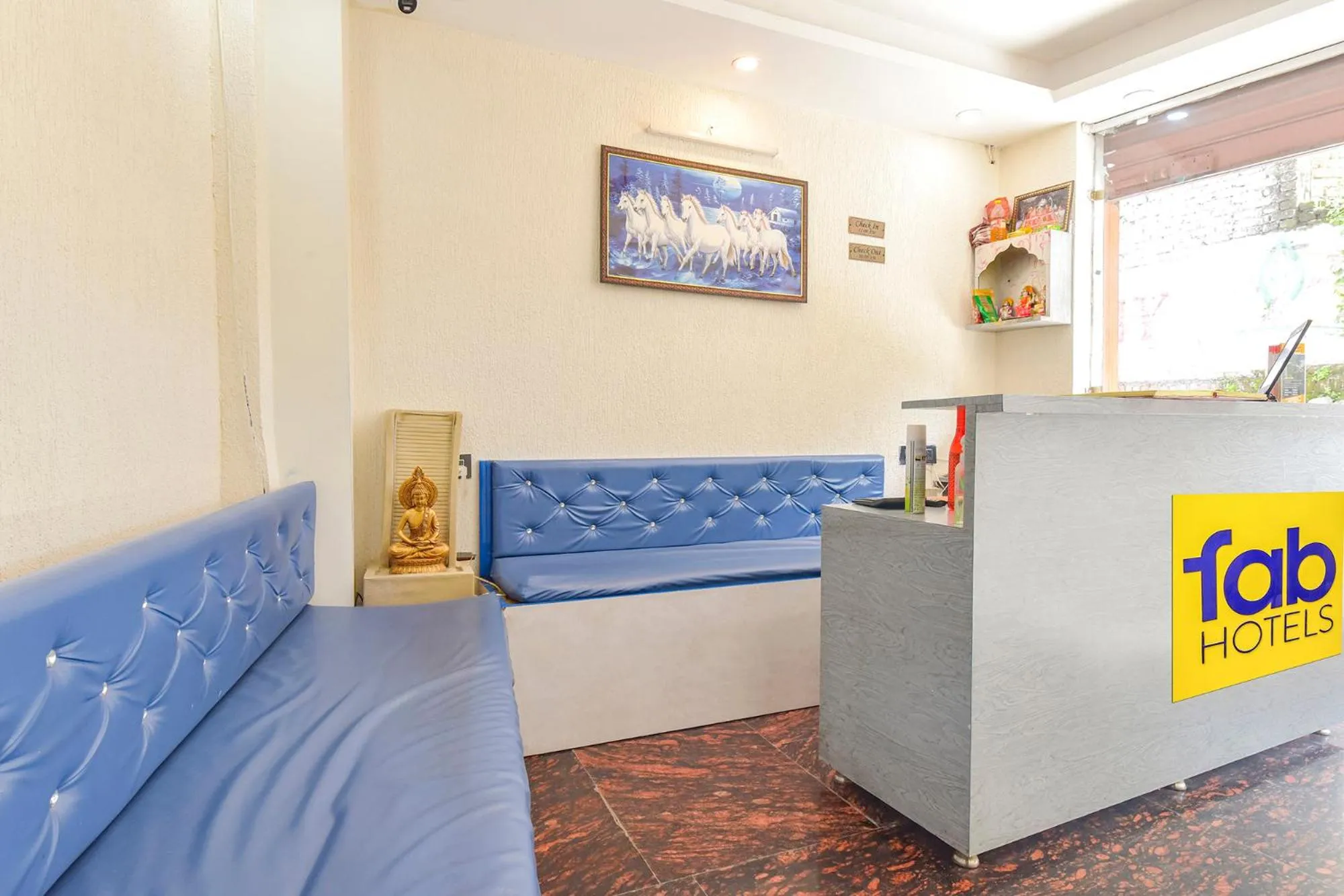 Lobby or reception in FabHotel UV