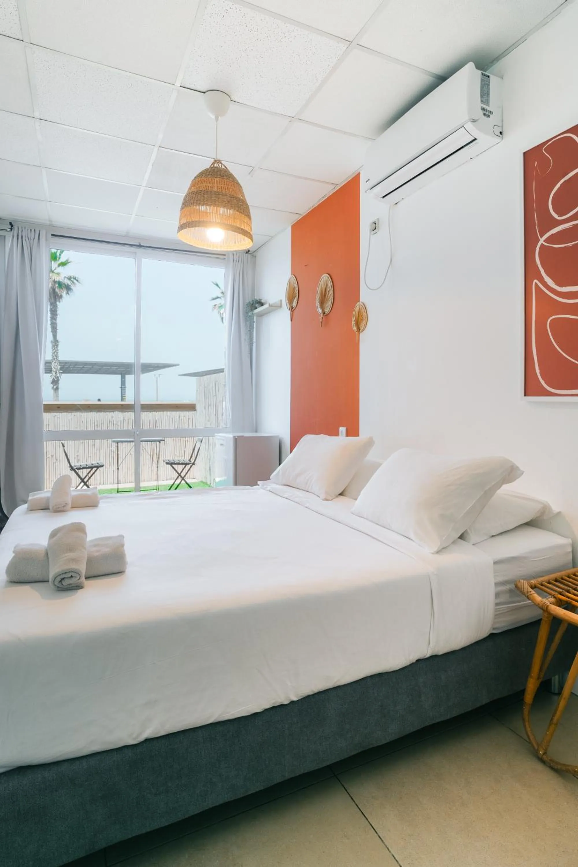 Bed in Central Beach Hotel