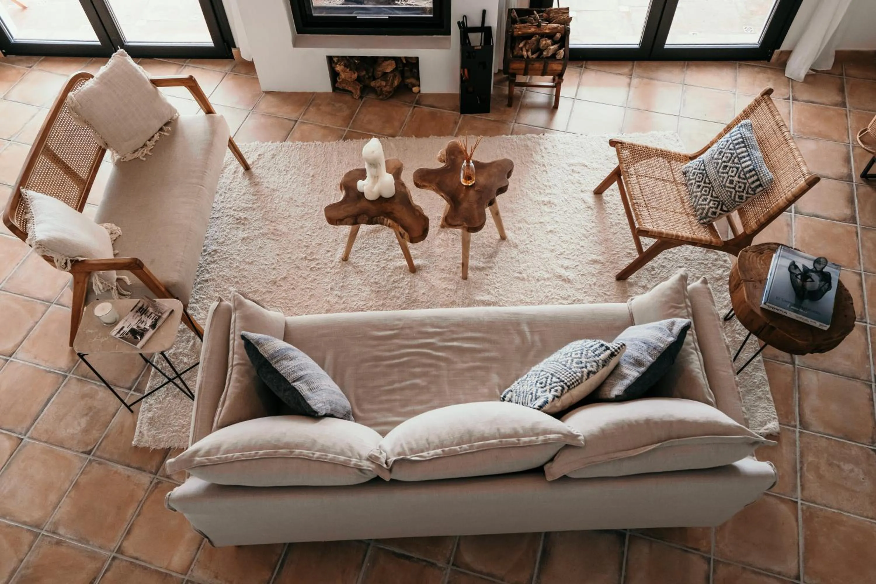 Living room in Hearts & Home