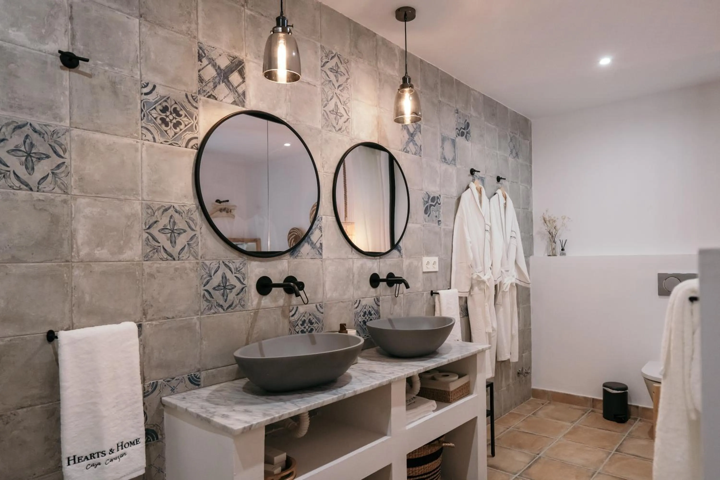 Toilet in Hearts & Home