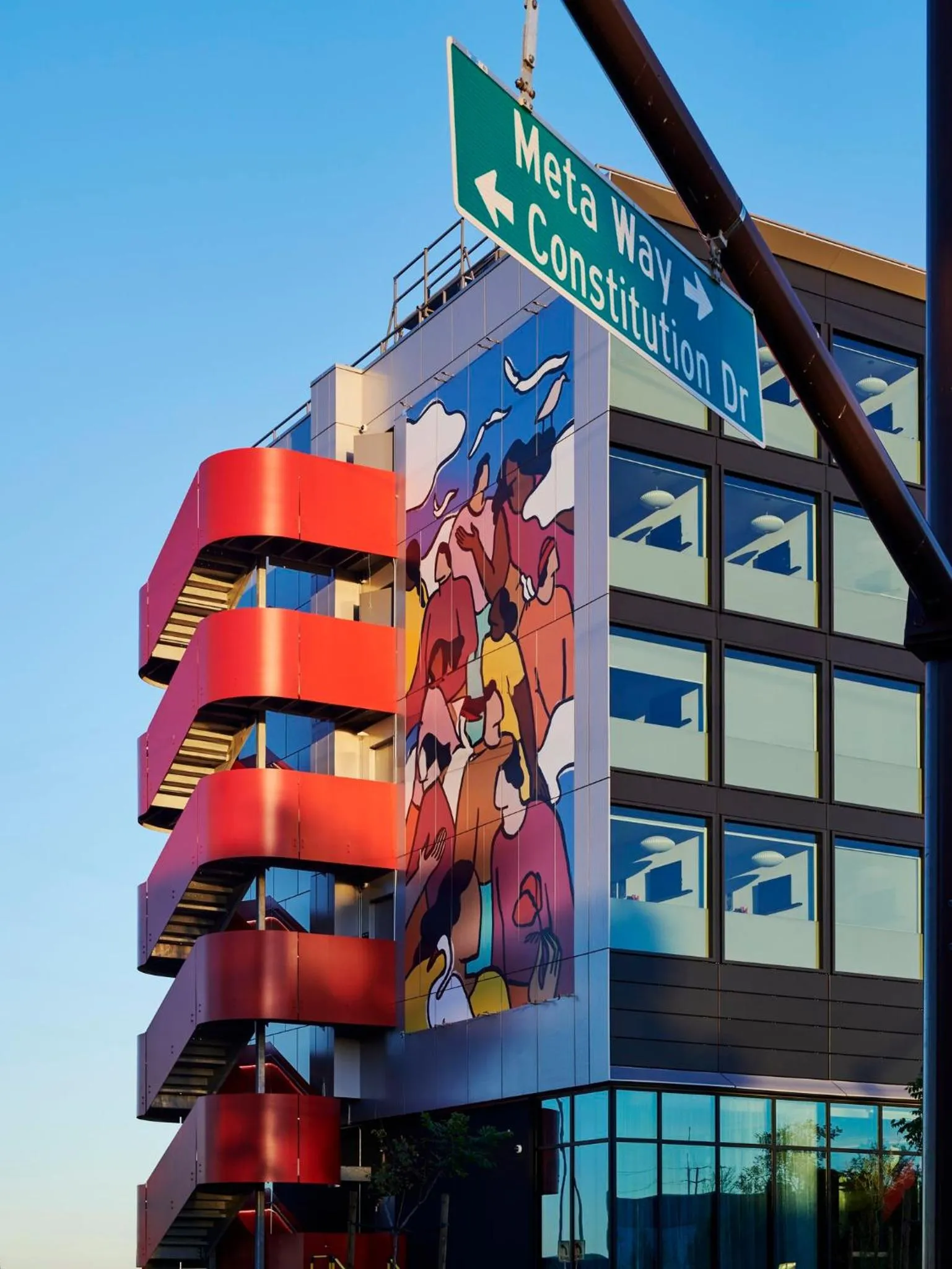 Decorative detail in citizenM Menlo Park