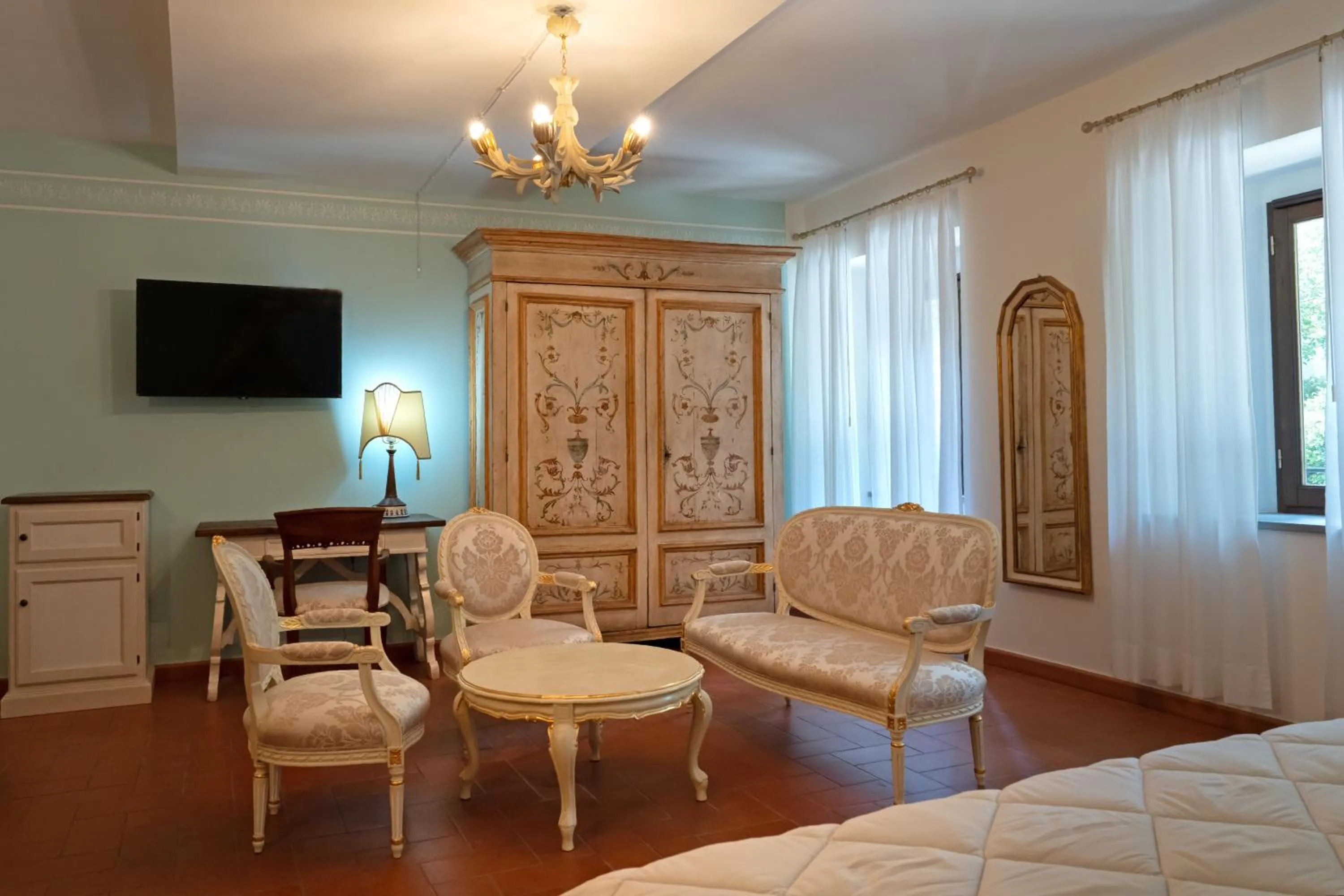 Seating area in Hotel Rifugio la Foresta