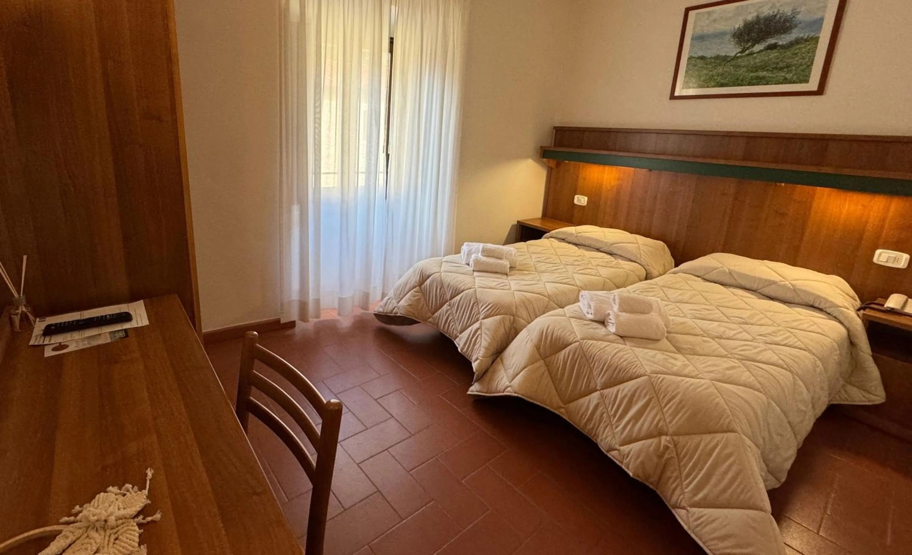 Bedroom, Bed in Hotel Rifugio la Foresta