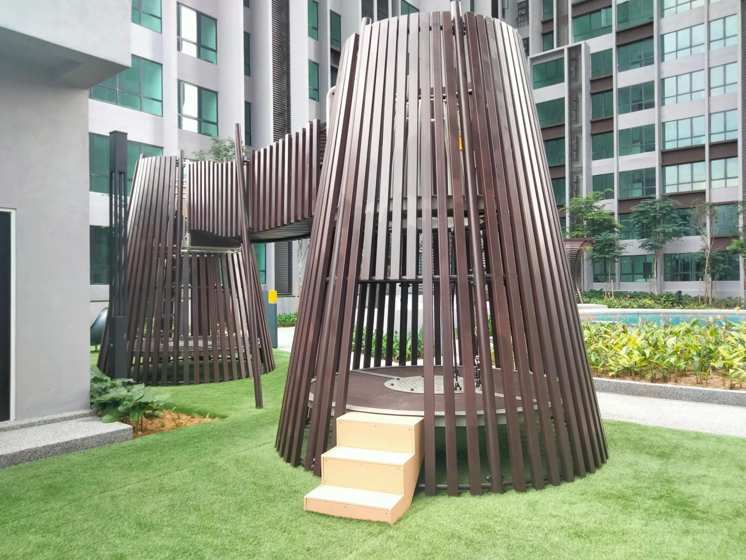 Children play ground in Cubic Botanical Suites Bangsar South by HomeBrickz