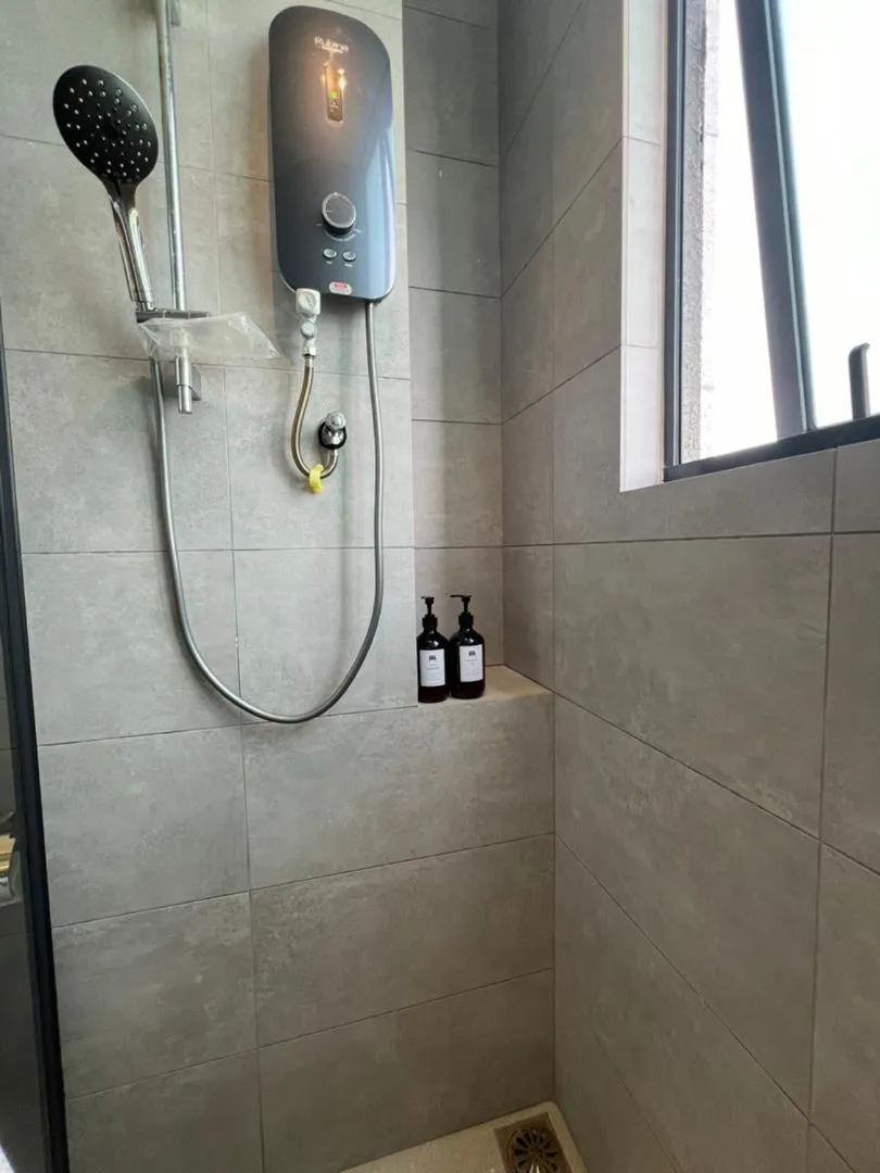 Shower in Cubic Botanical Suites Bangsar South by HomeBrickz