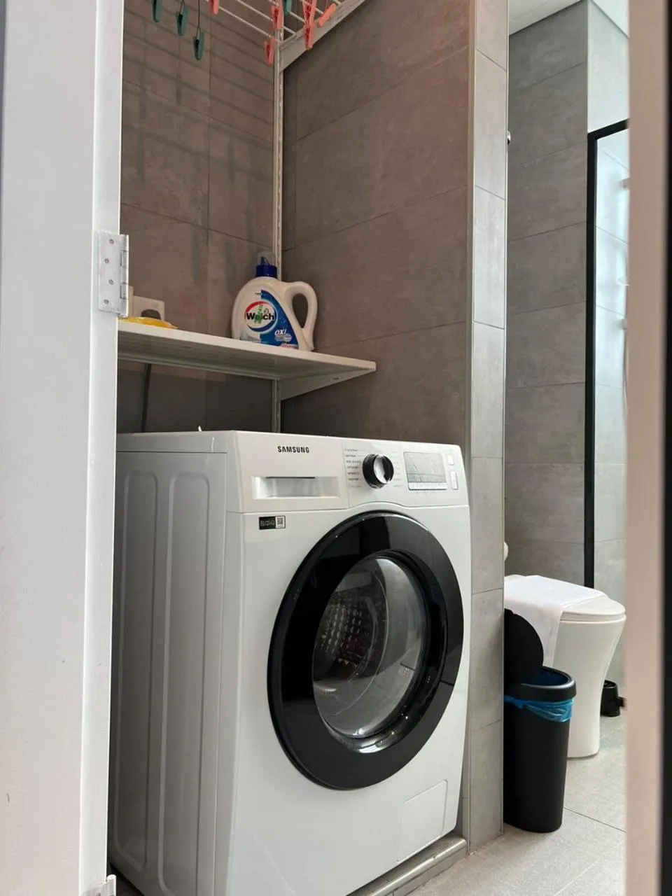 washing machine in Cubic Botanical Suites Bangsar South by HomeBrickz