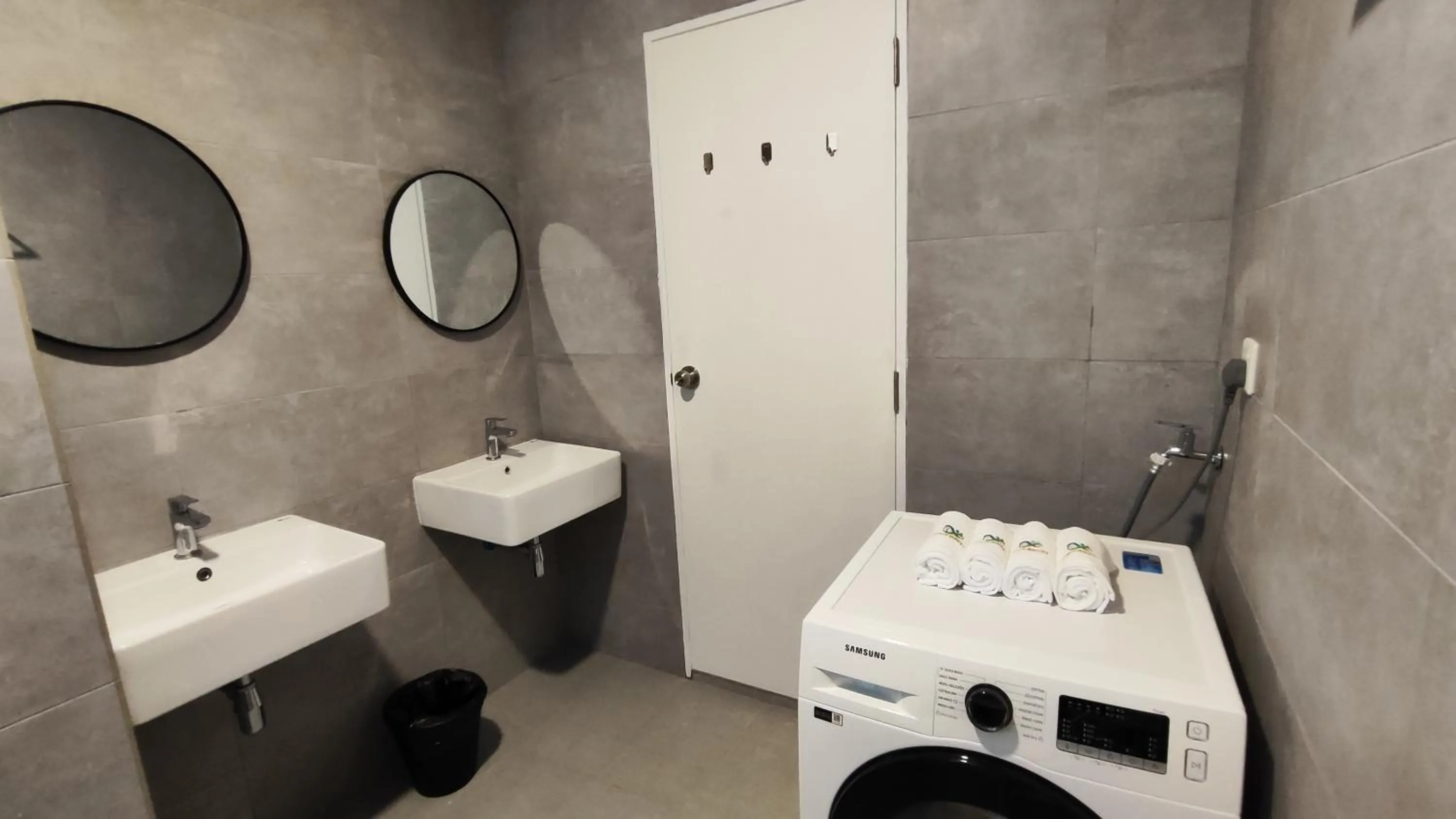 Bathroom in Cubic Botanical Suites Bangsar South by HomeBrickz