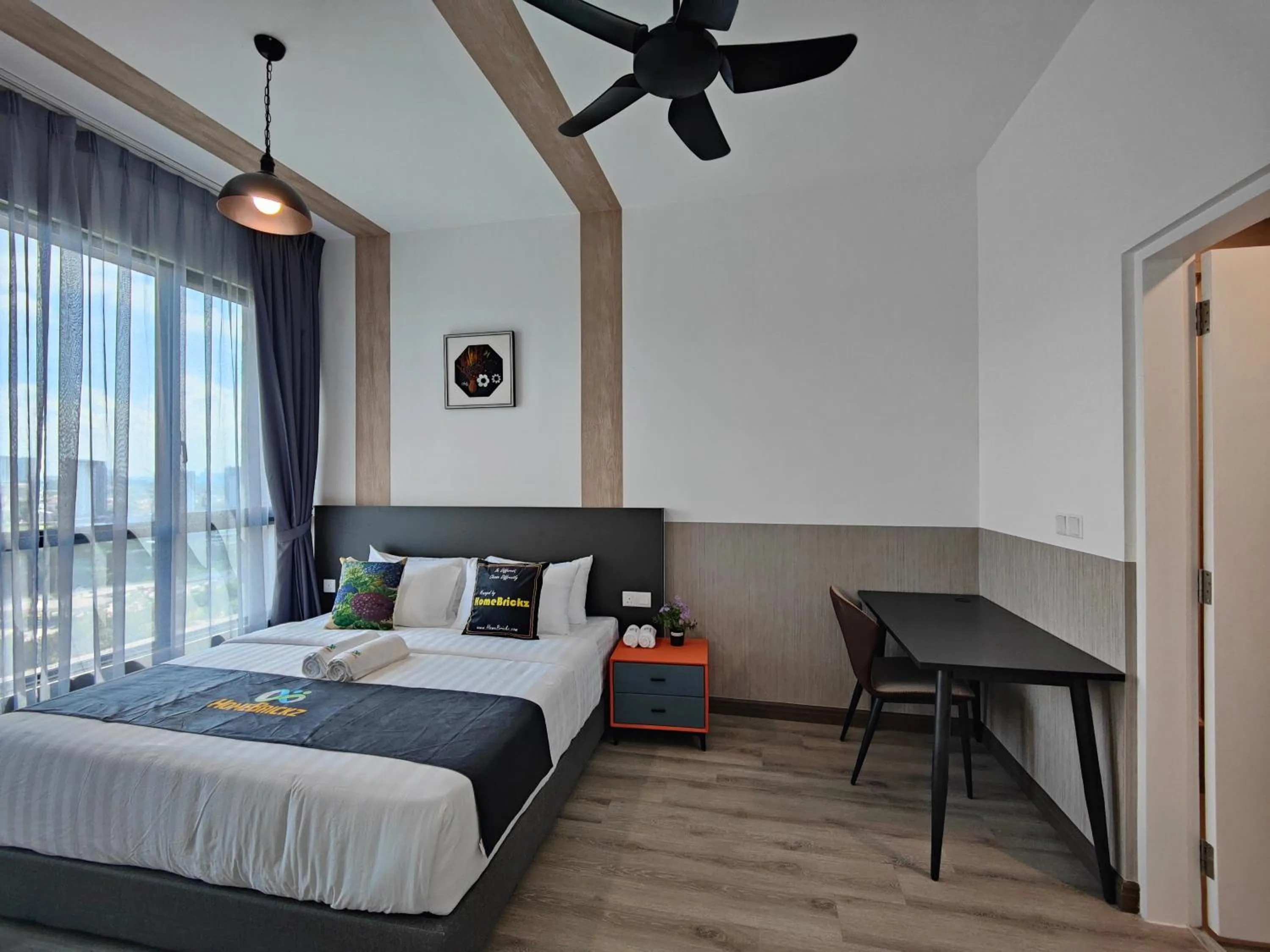 Photo of the whole room, Bed in Cubic Botanical Suites Bangsar South by HomeBrickz