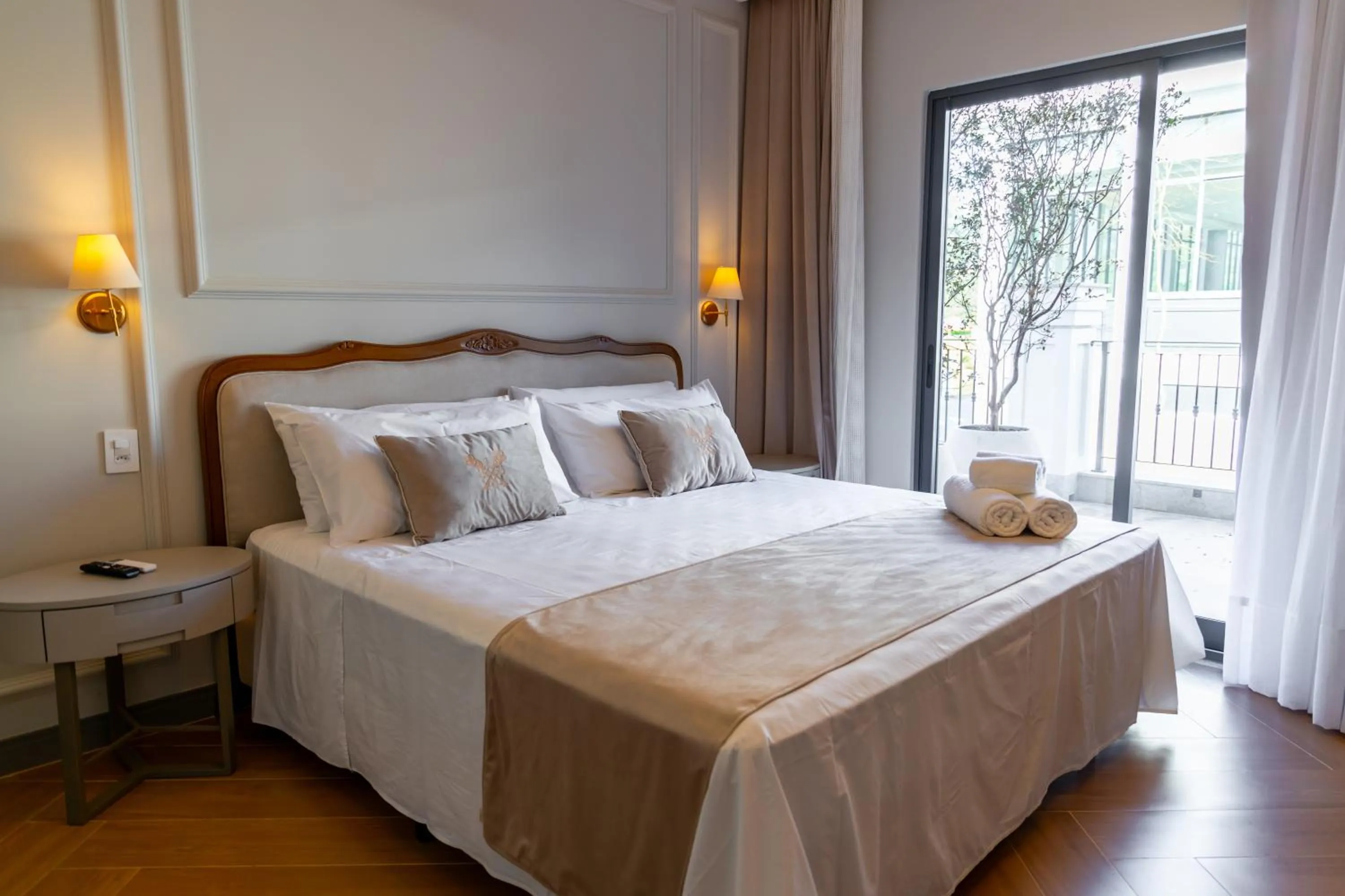 Bed in Pousada e Cerimonial Itamaraty