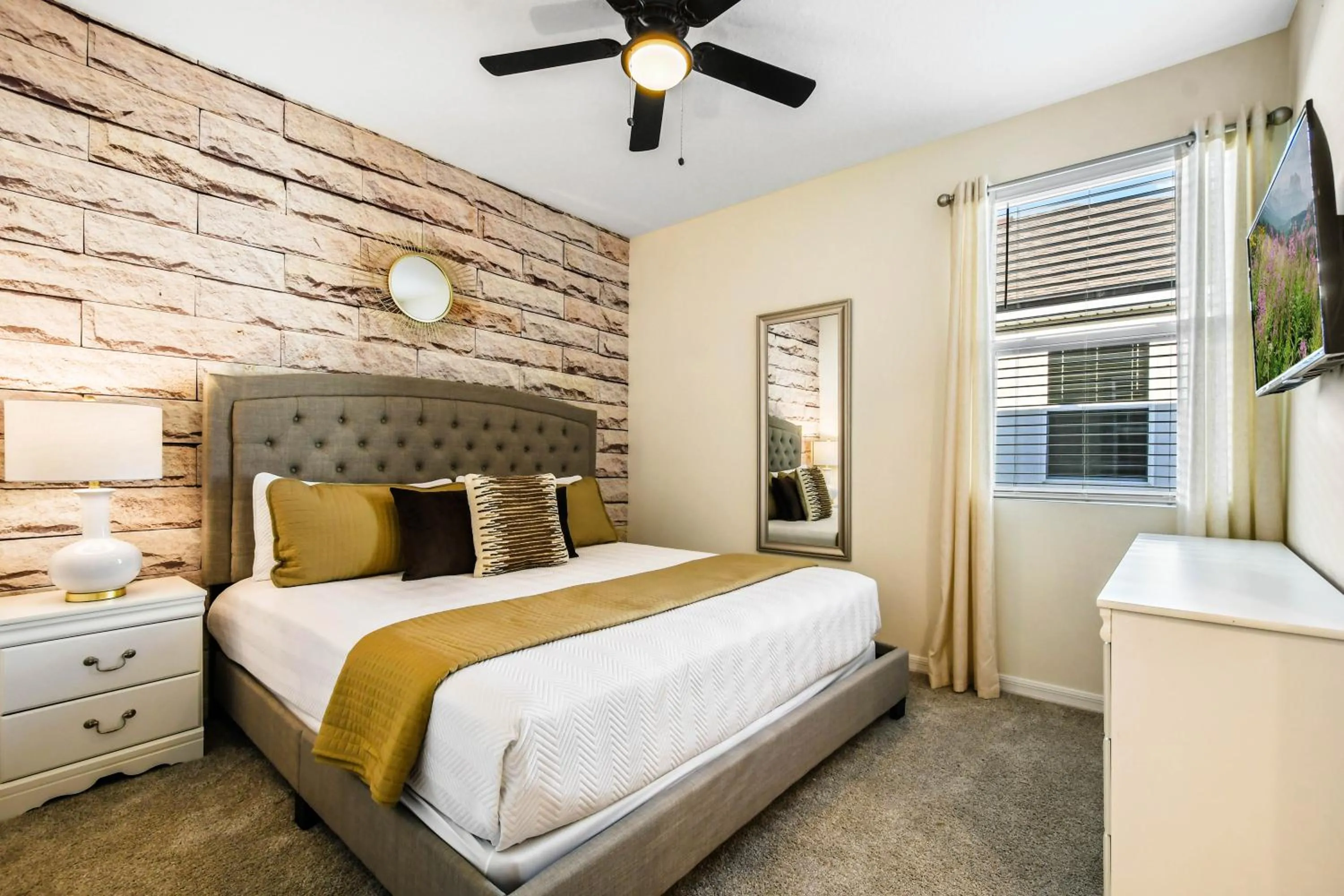 Bed in Resort-Style Home with Pool, Near Disney!