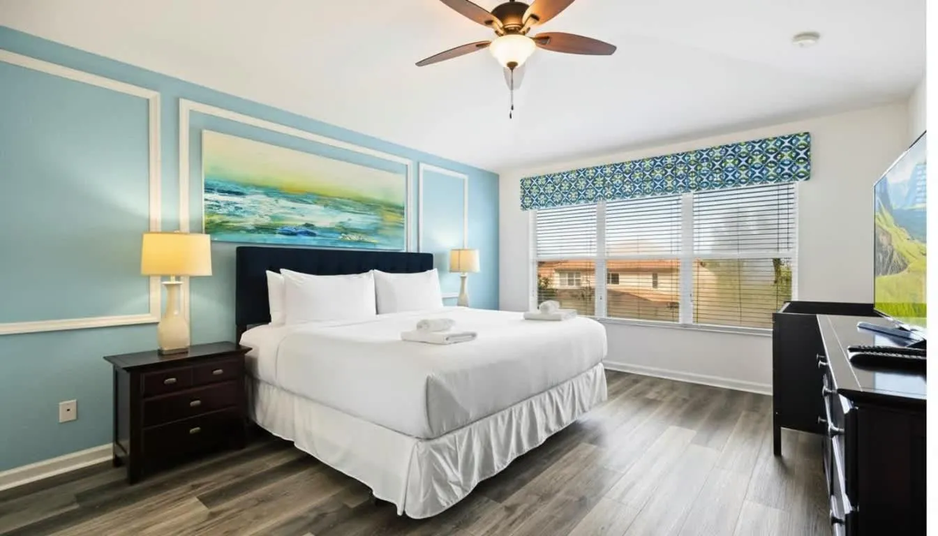 Bed in 6BR Private Pool, Spa, Gameroom, Close to Disney