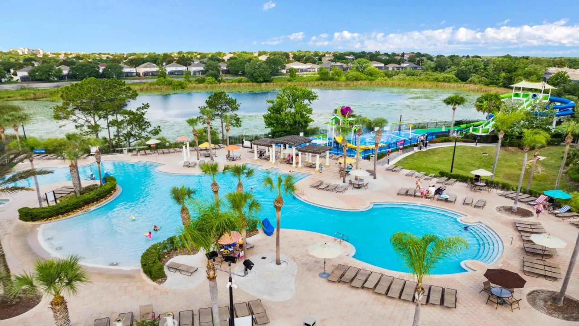 Swimming pool in 6BR Private Pool, Spa, Gameroom, Close to Disney
