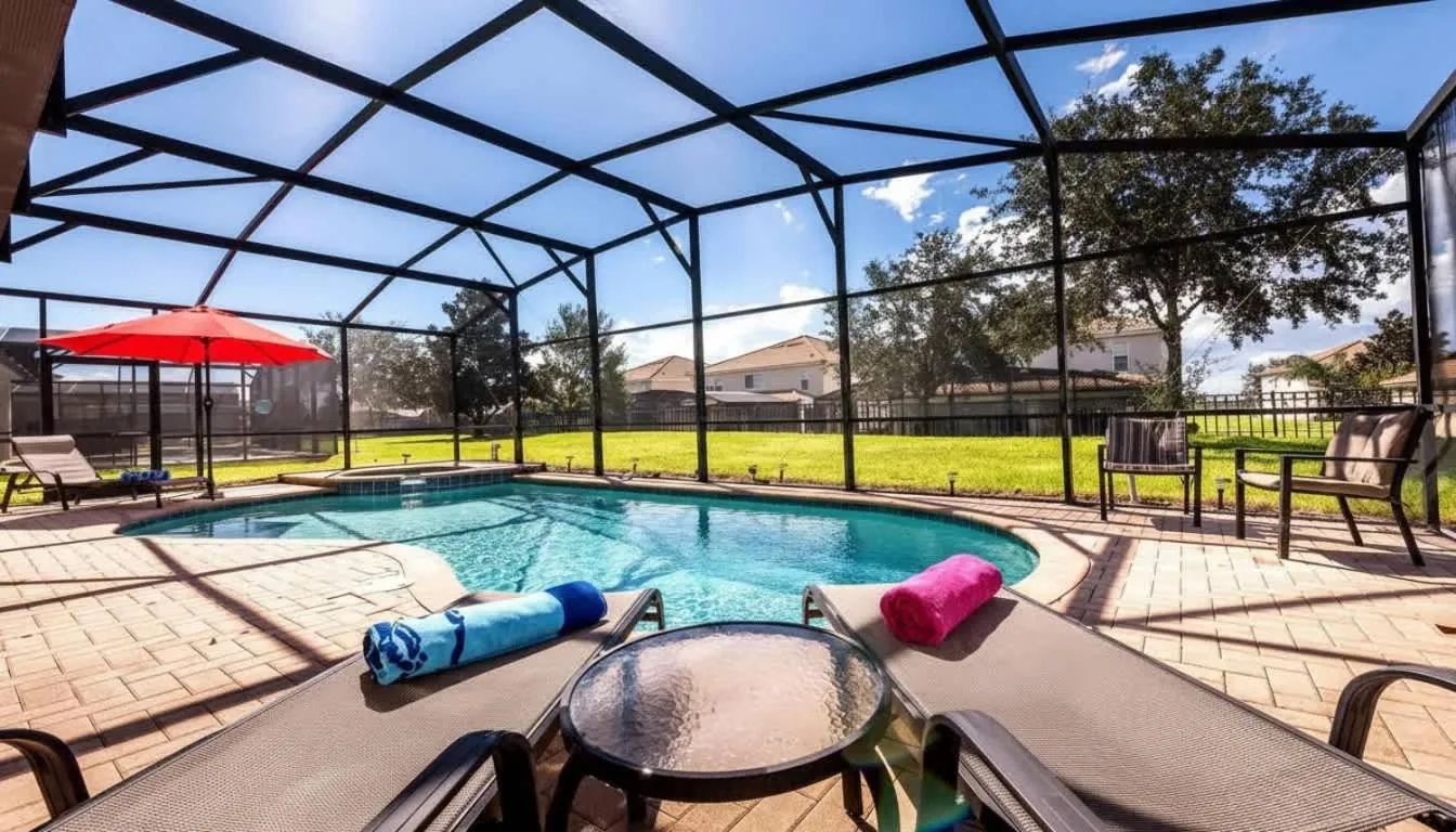 Swimming pool in 6BR Private Pool, Spa, Gameroom, Close to Disney