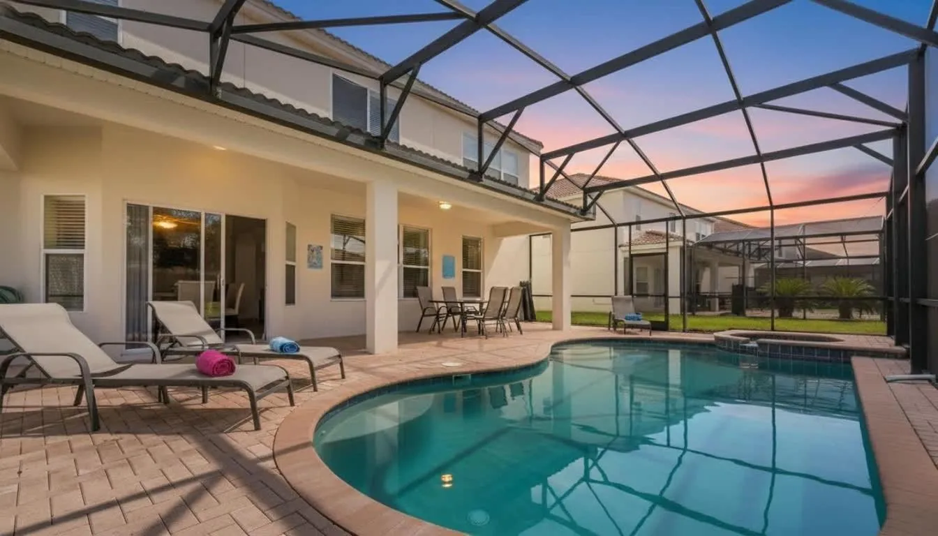 Swimming pool in 6BR Private Pool, Spa, Gameroom, Close to Disney