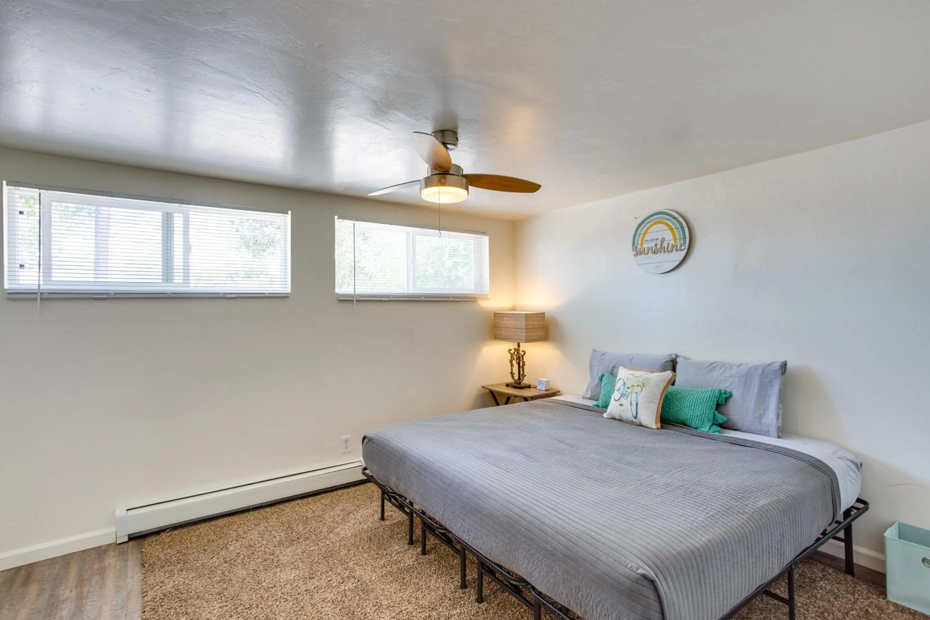 Bed in Grand Junction Vacation Rental with Patio and Grill!