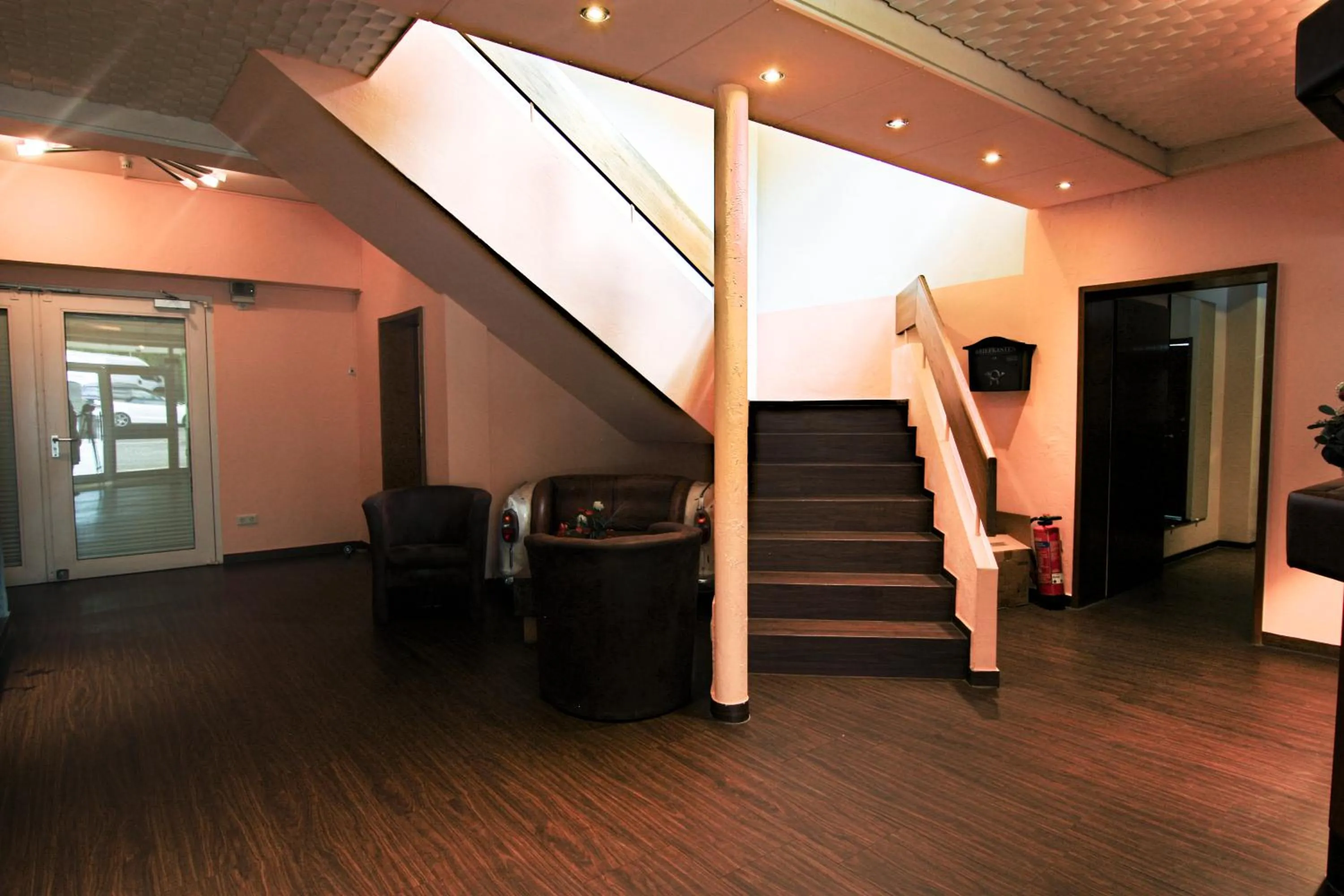 Lobby or reception in Hotel Strand-Café