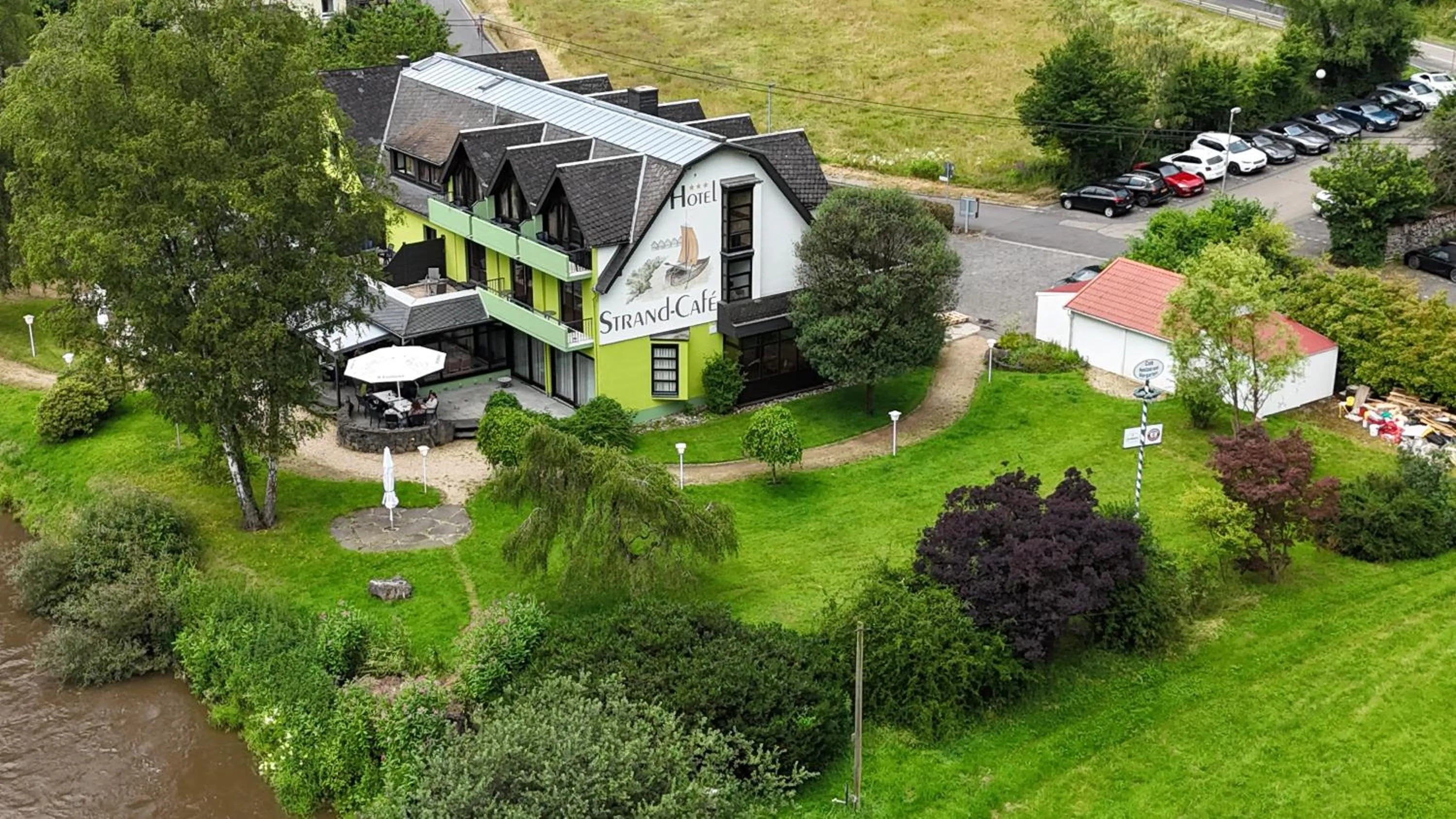 Natural landscape in Hotel Strand-Café