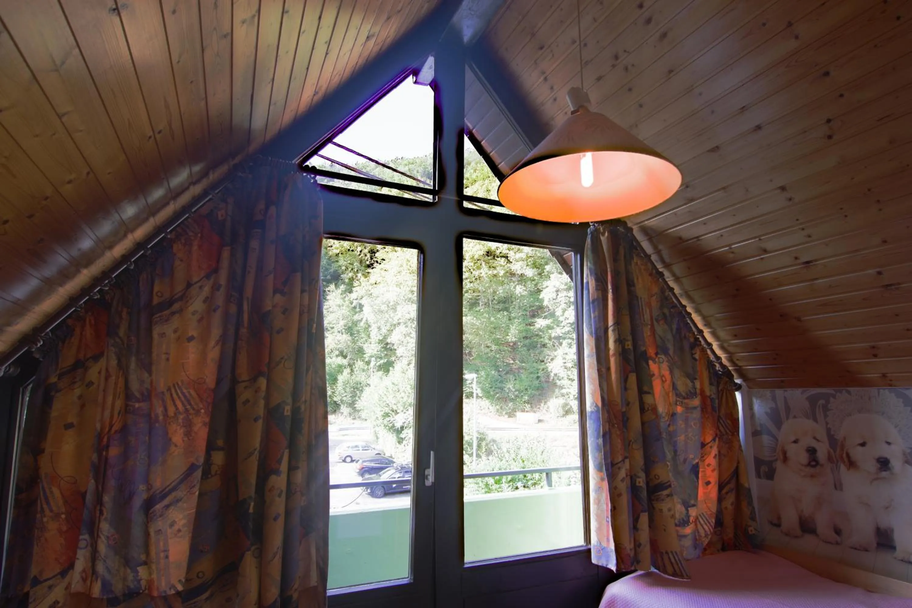 Bed in Hotel Strand-Café