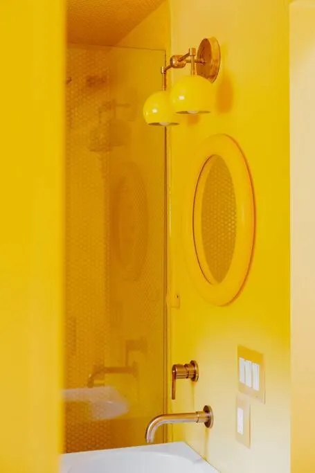 Bathroom in The Norsdale plus CMYK Motel on 10 acres in Phoenicia