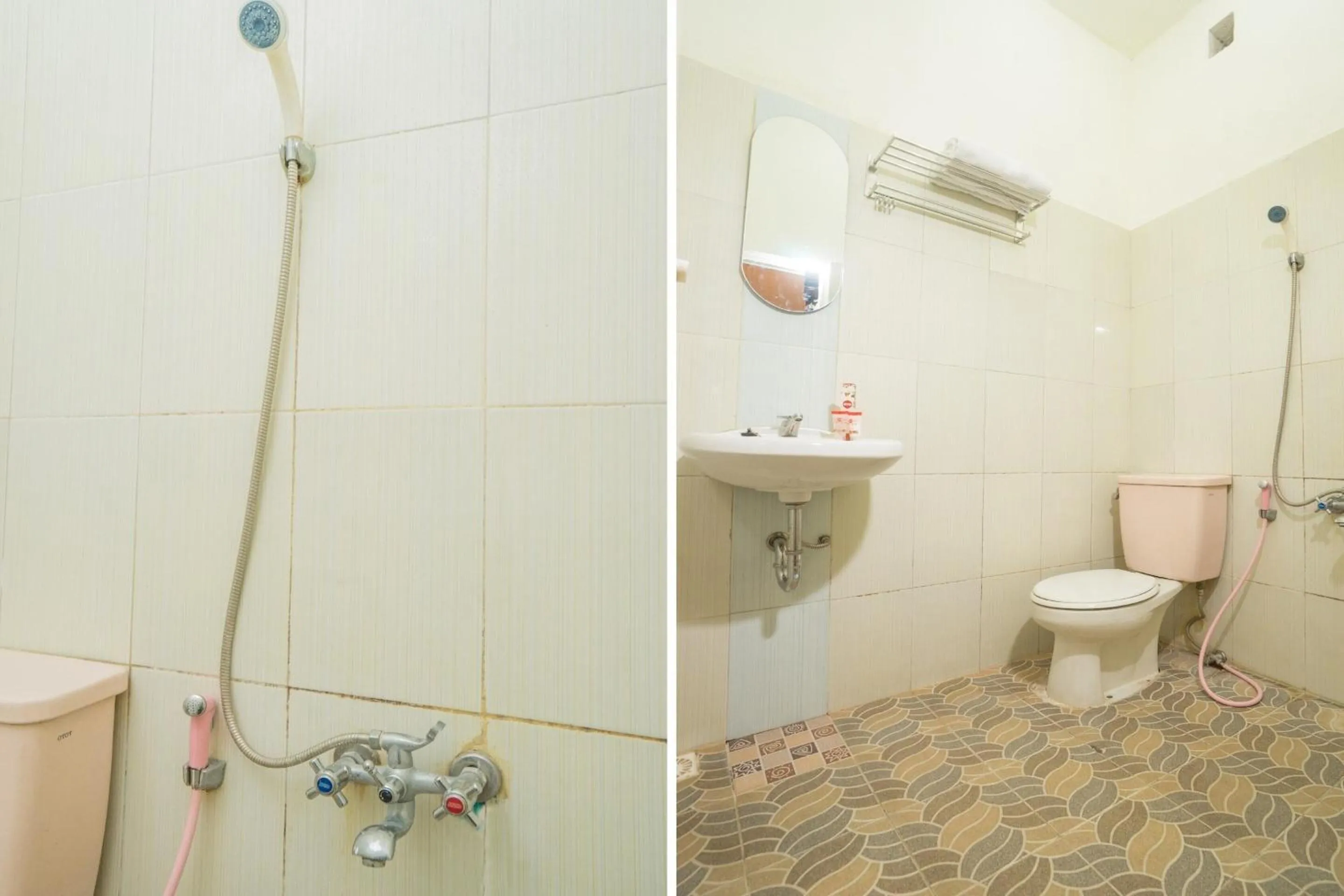 Bathroom in Hotel O Central Batu Near Jatim Park 3 Formerly Bunga Matahari Hotel