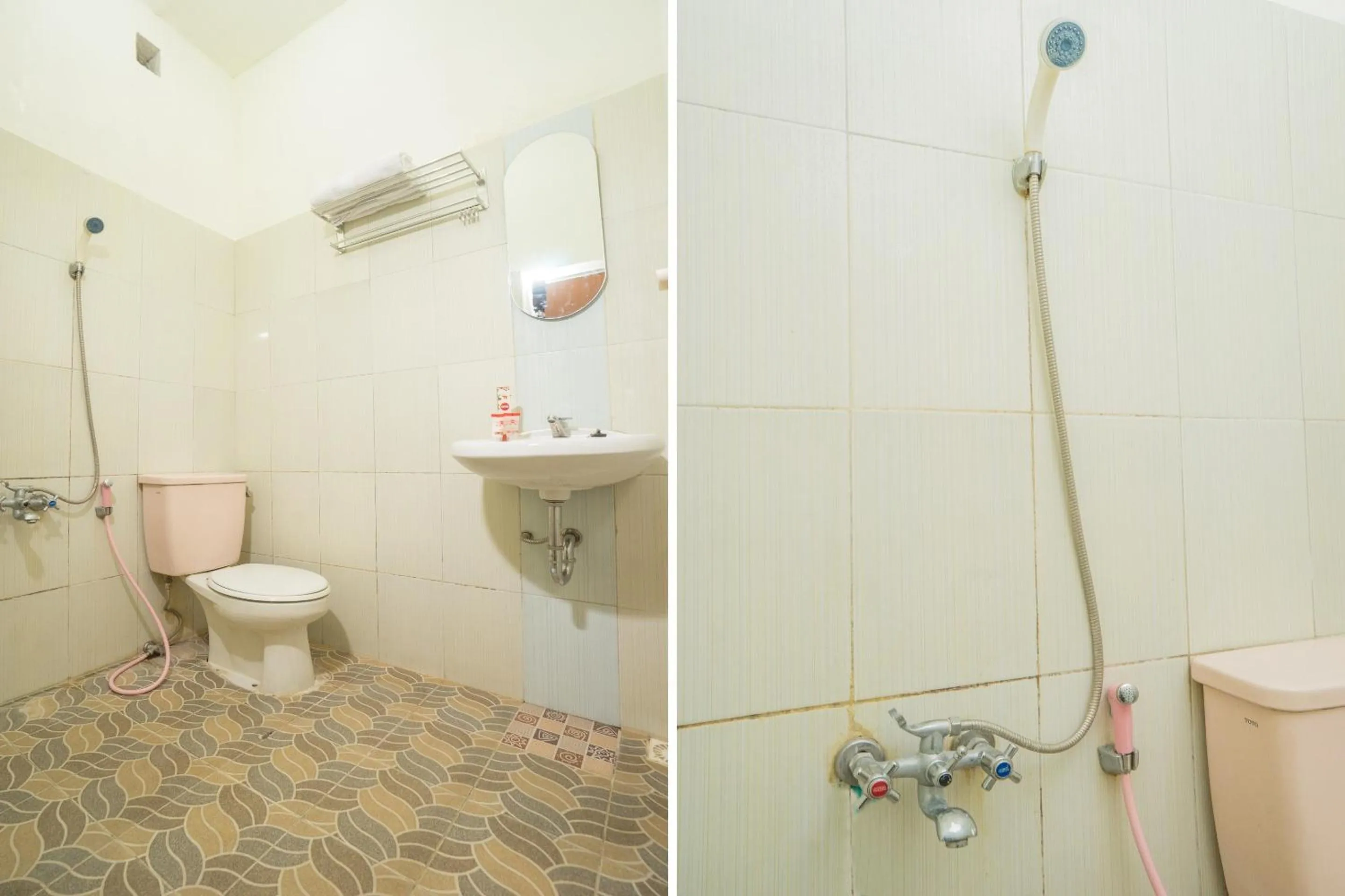 Bathroom in Hotel O Central Batu Near Jatim Park 3 Formerly Bunga Matahari Hotel