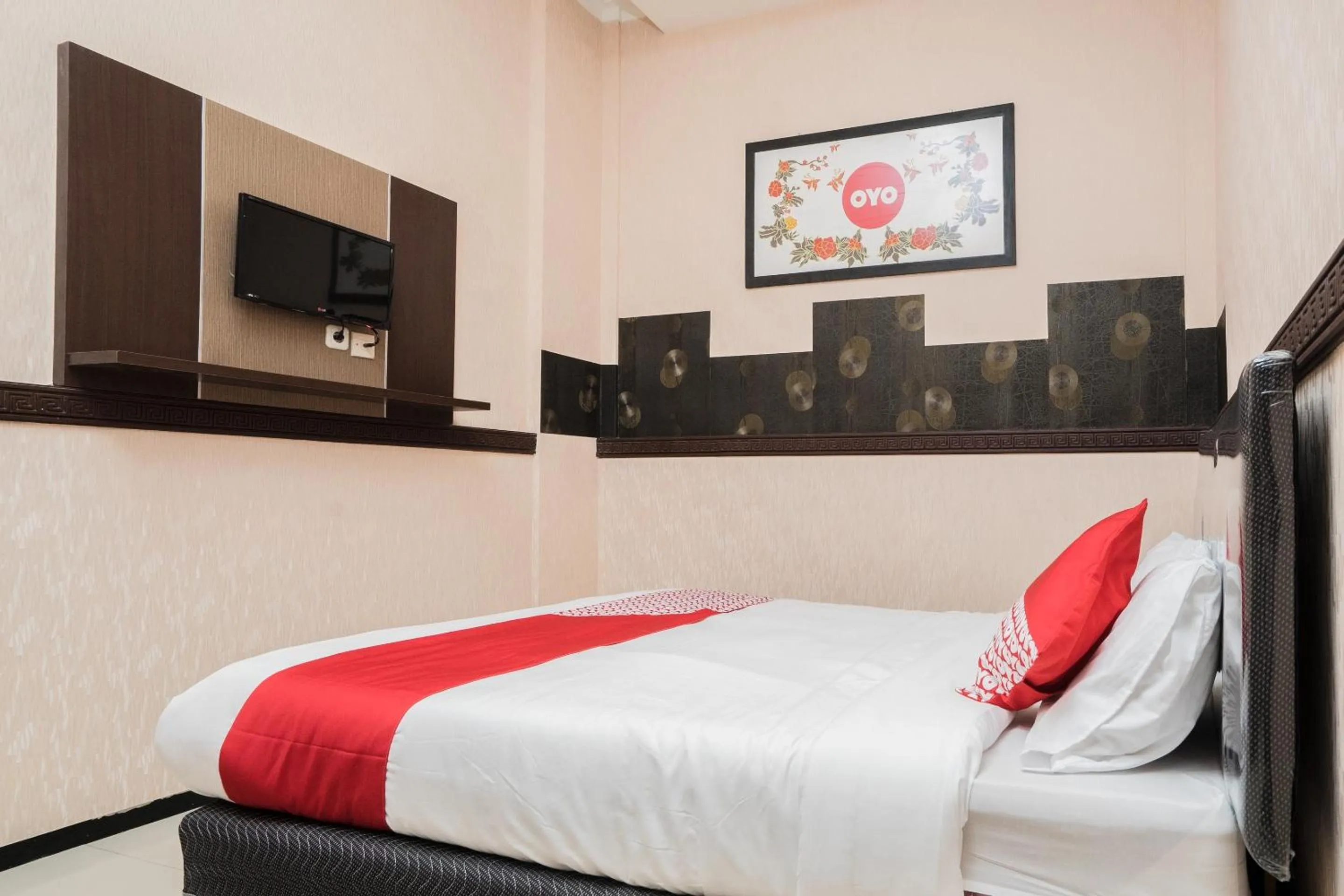 Bedroom, Bed in Hotel O Central Batu Near Jatim Park 3 Formerly Bunga Matahari Hotel