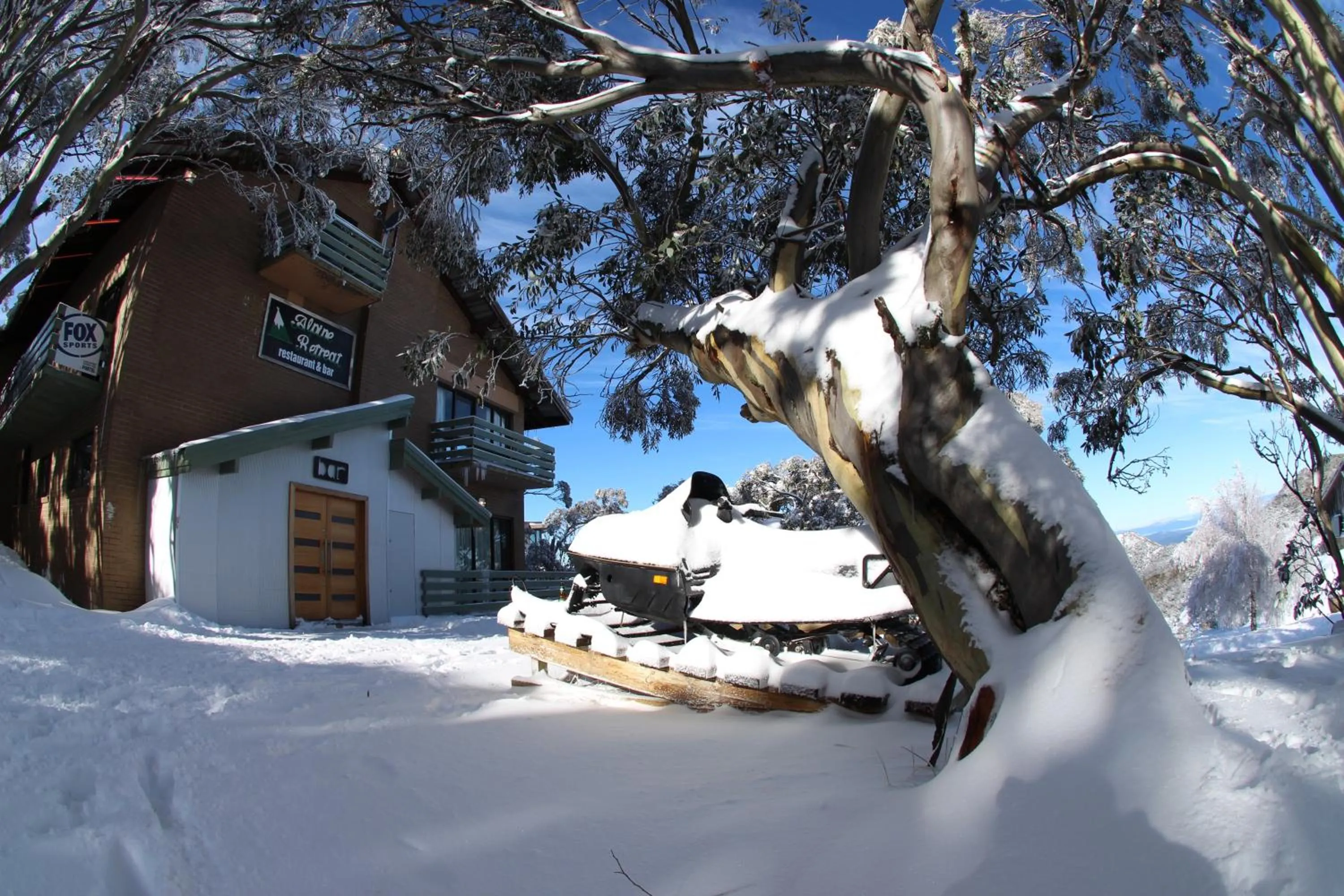 Facade/entrance in Alpine Retreat Mt Buller