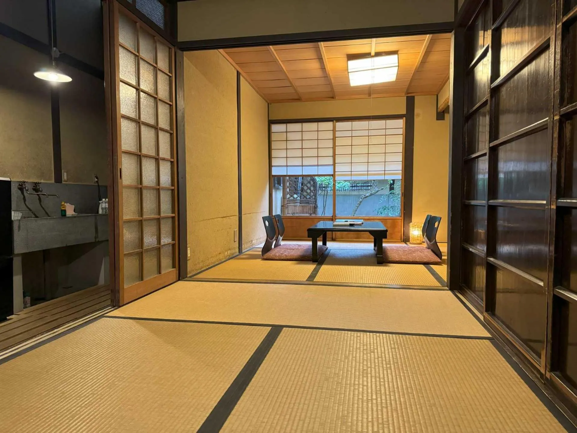 Living room in Demizu Machiya Machiya Inn