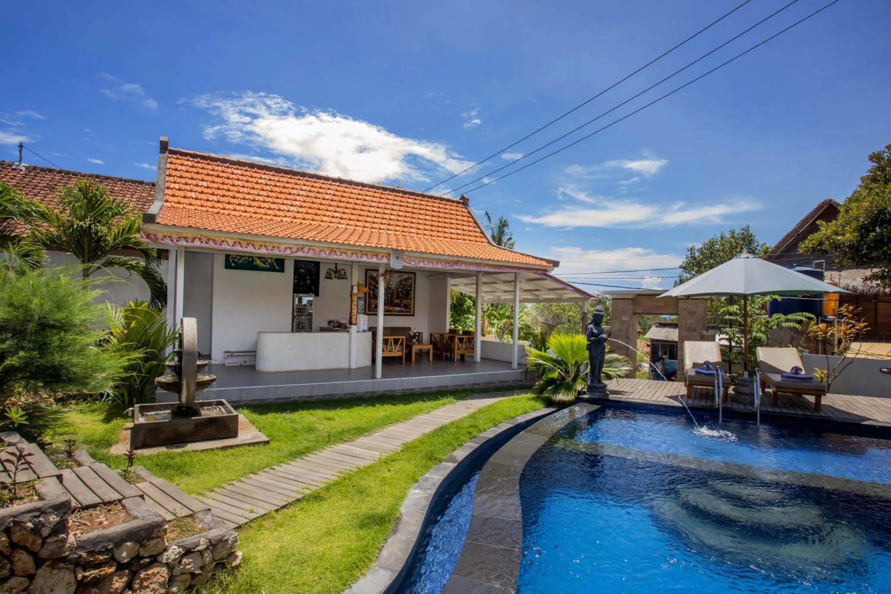 Swimming pool in Blue Sky Villa Ceningan