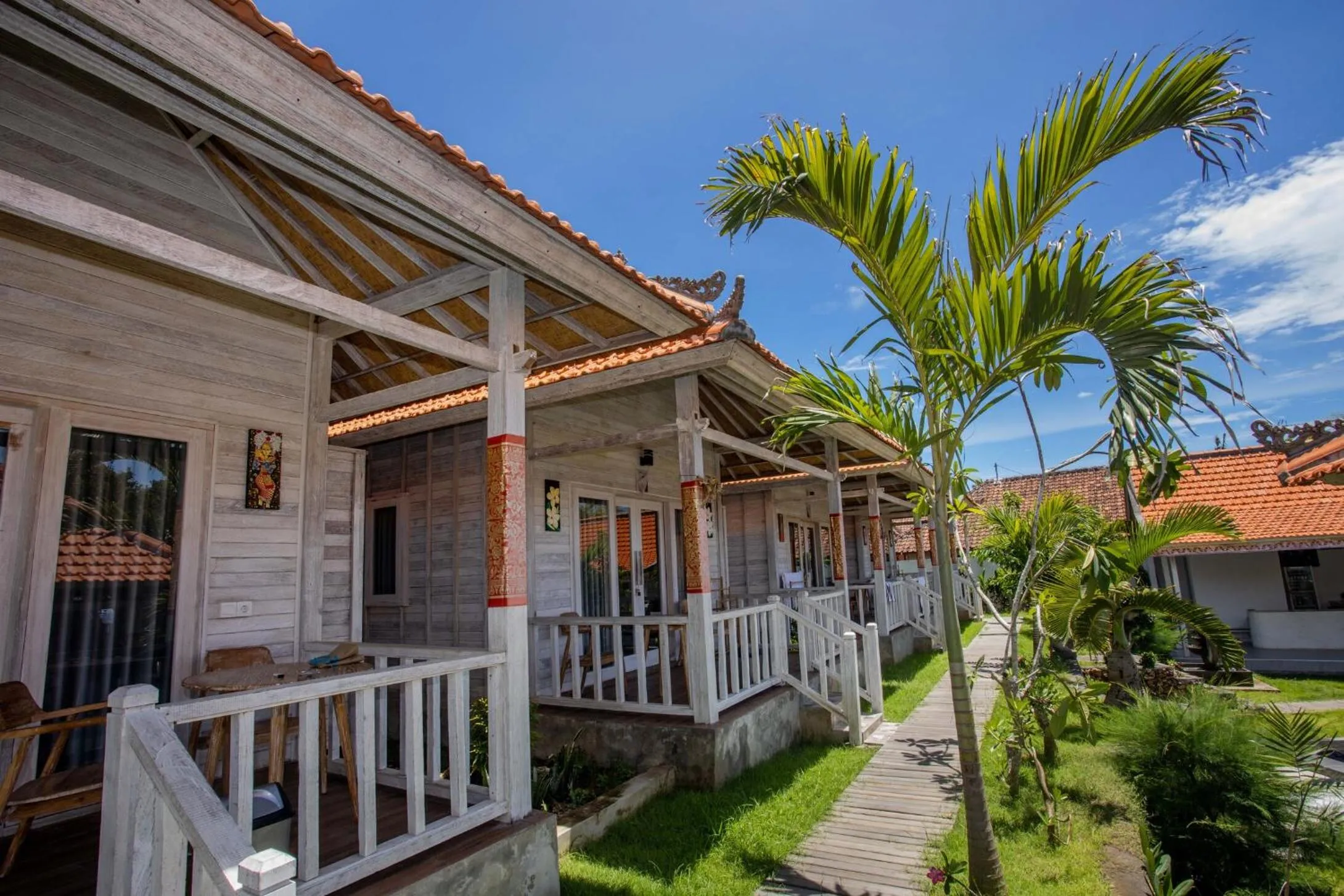 Balcony/Terrace in Blue Sky Villa Ceningan