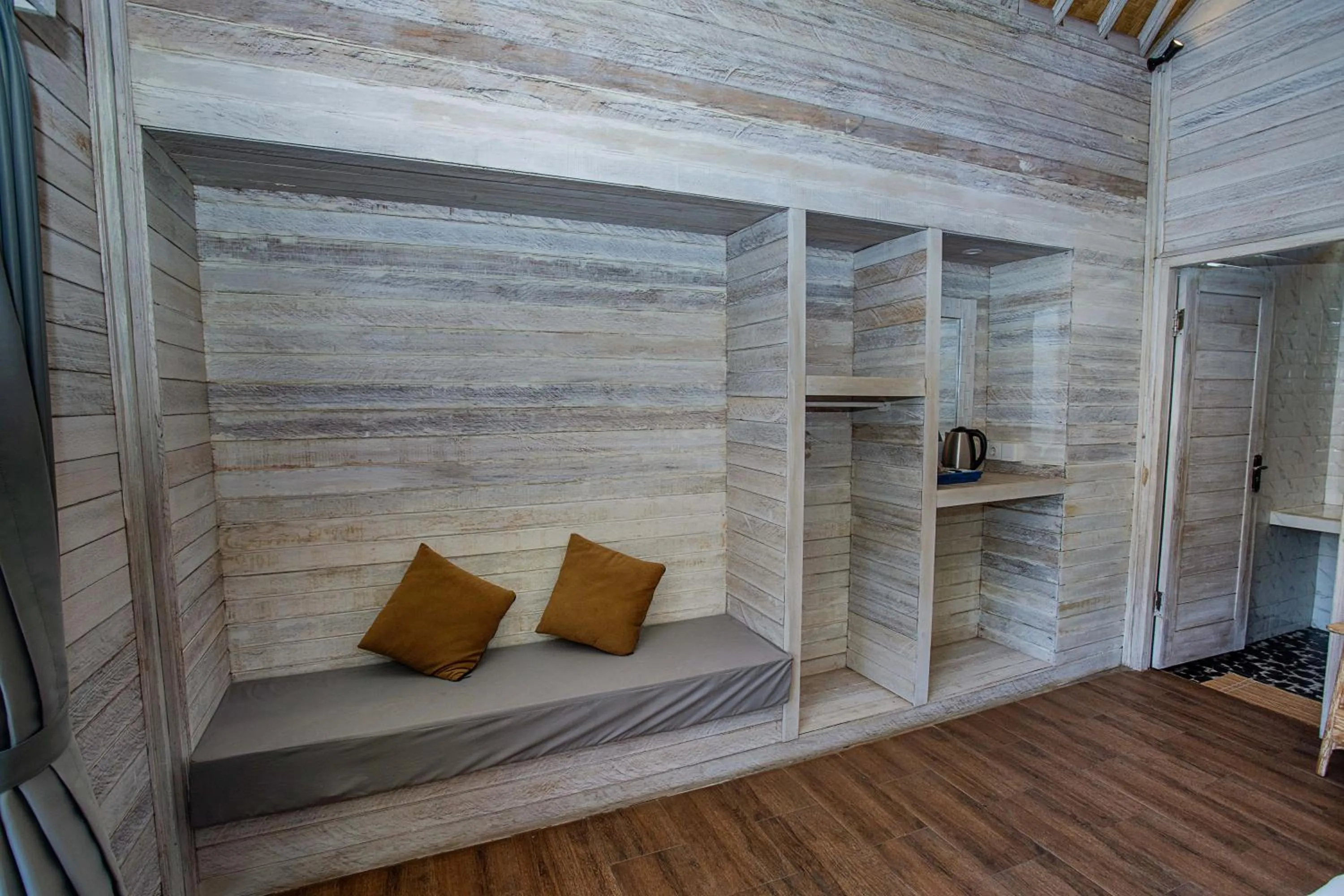 Seating area in Blue Sky Villa Ceningan