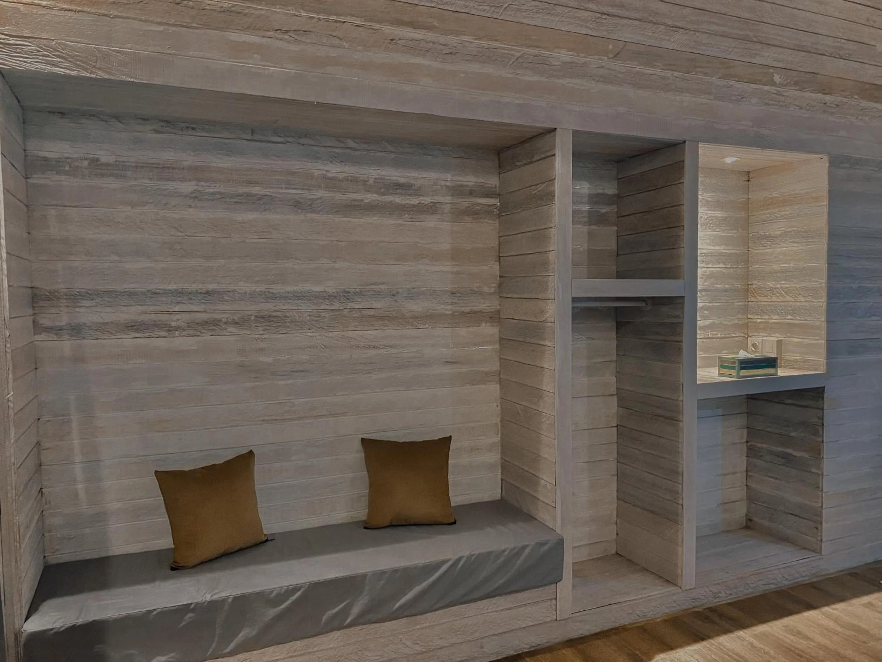 Seating area in Blue Sky Villa Ceningan