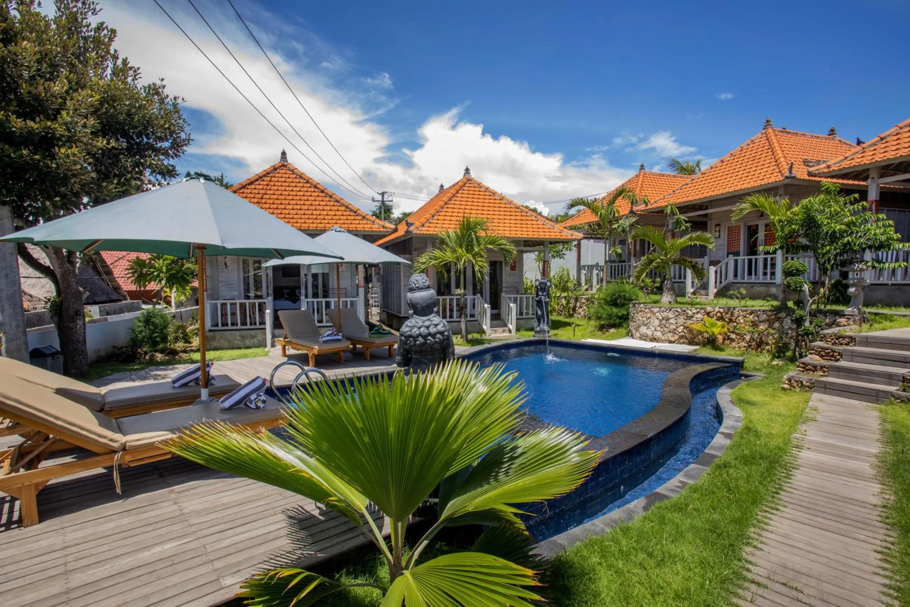 Swimming pool in Blue Sky Villa Ceningan