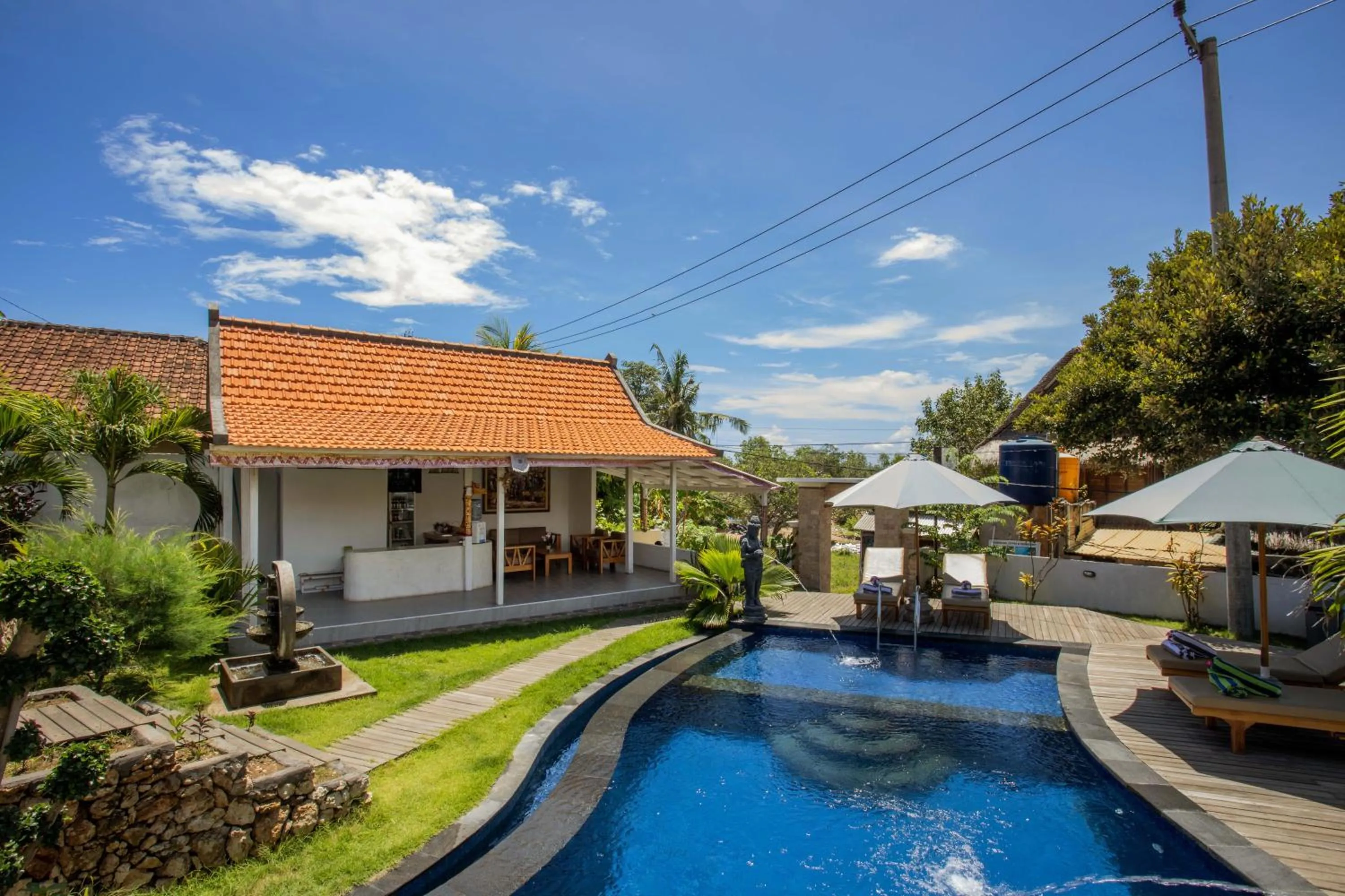 Swimming pool in Blue Sky Villa Ceningan