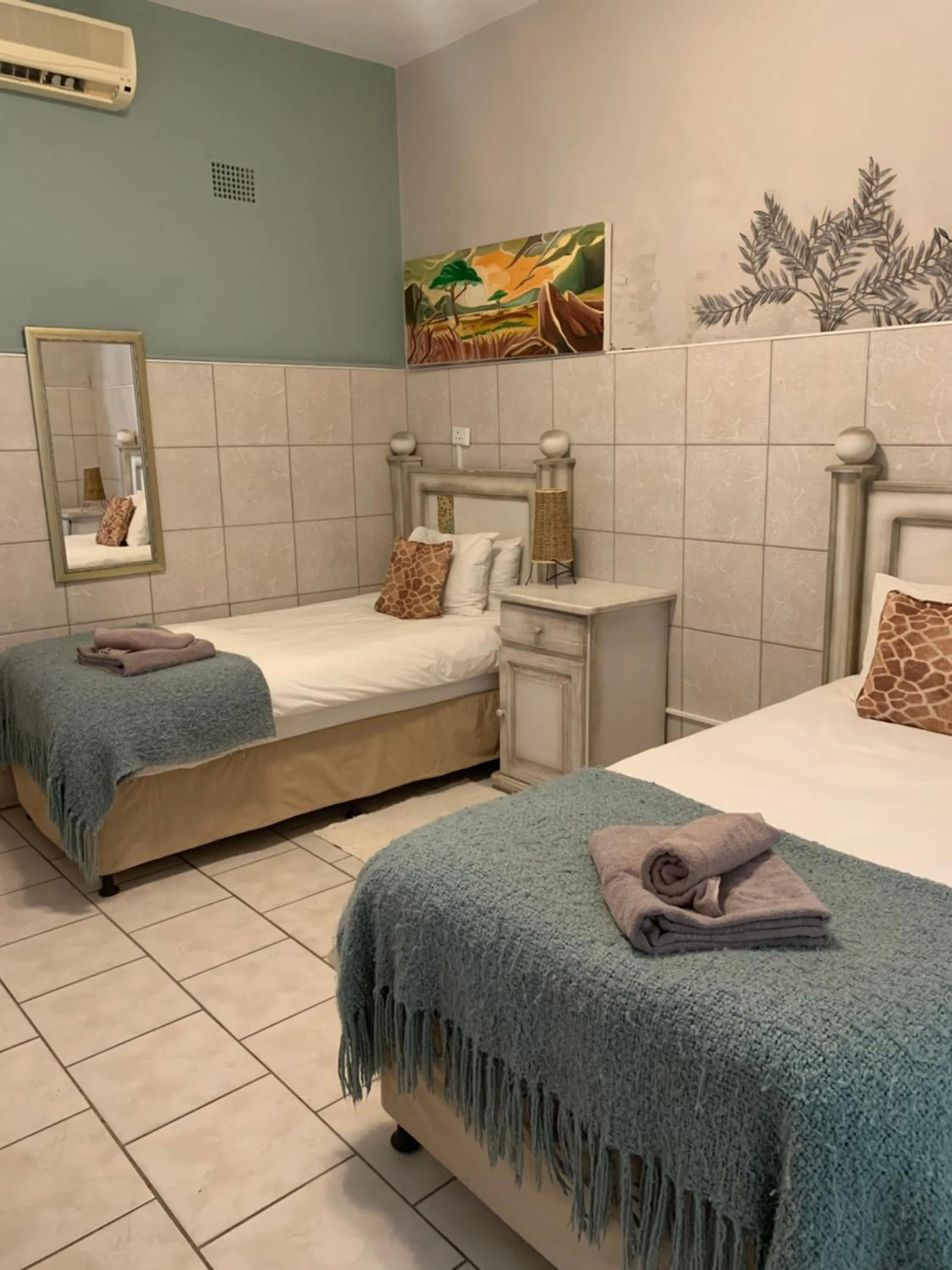 Bed in Hotel Pension Casa Africana