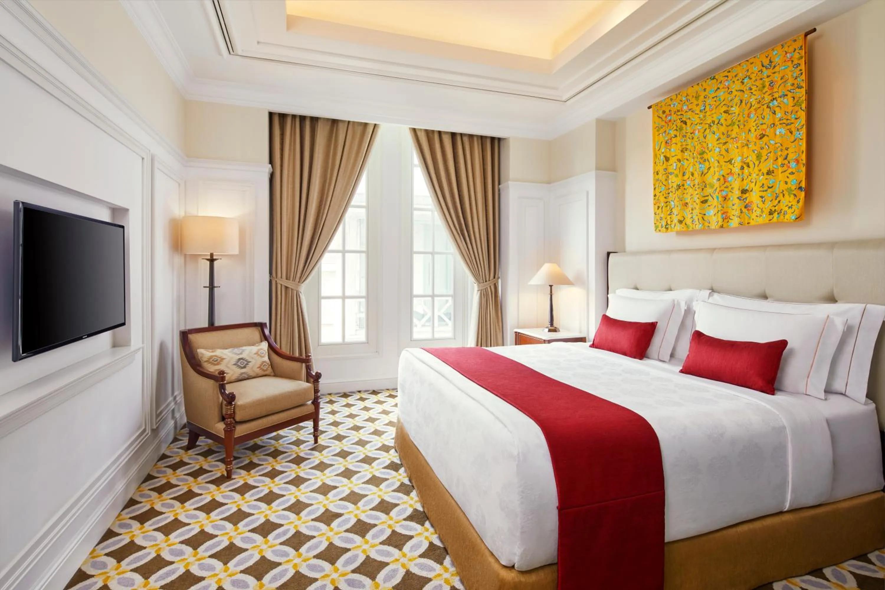 Bed in The Hermitage, A Tribute Portfolio Hotel, Jakarta
